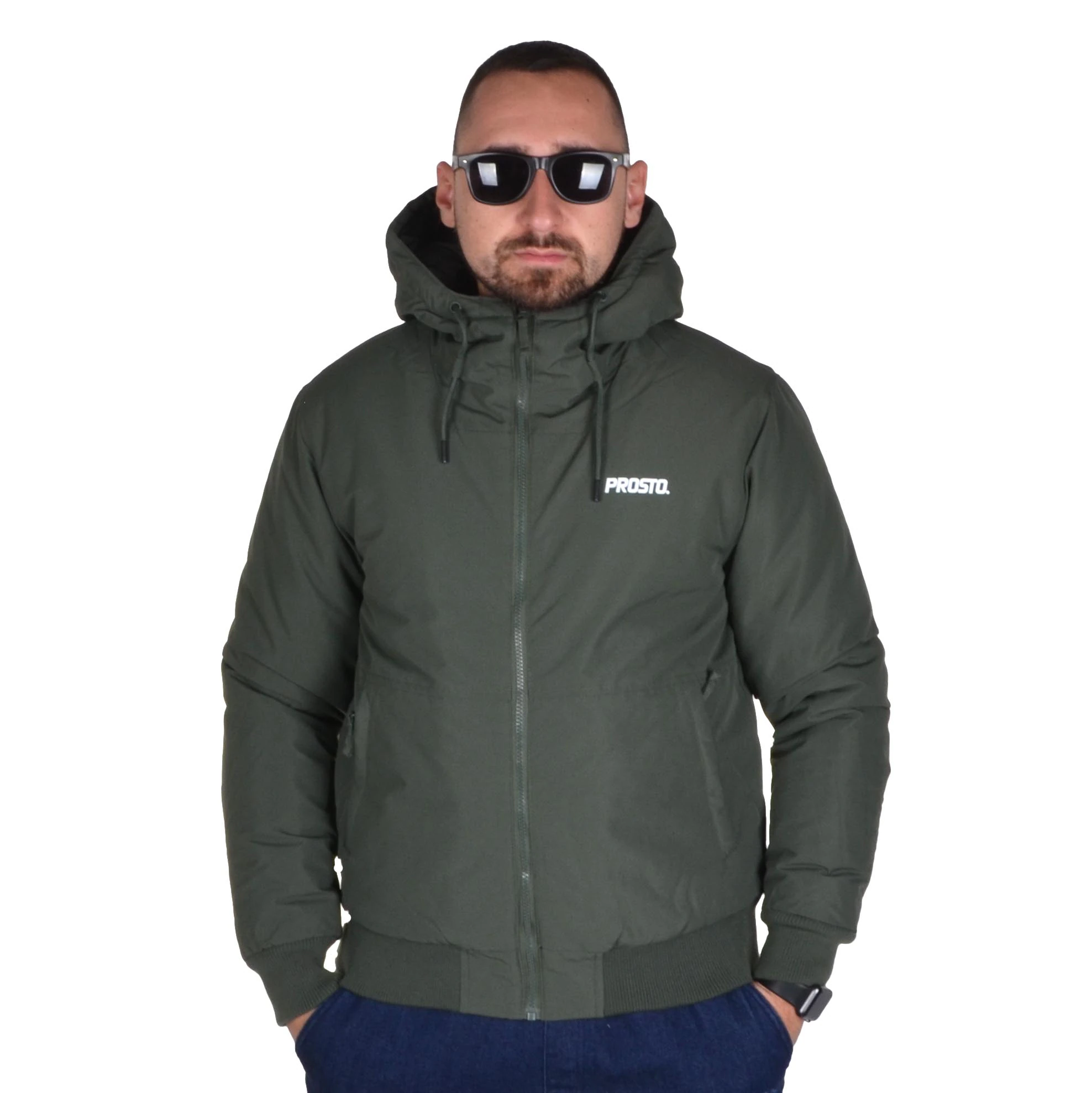 PROSTO. KLASYK KURTKA ZIMOWA GEGITO BOMBER KHAKI
