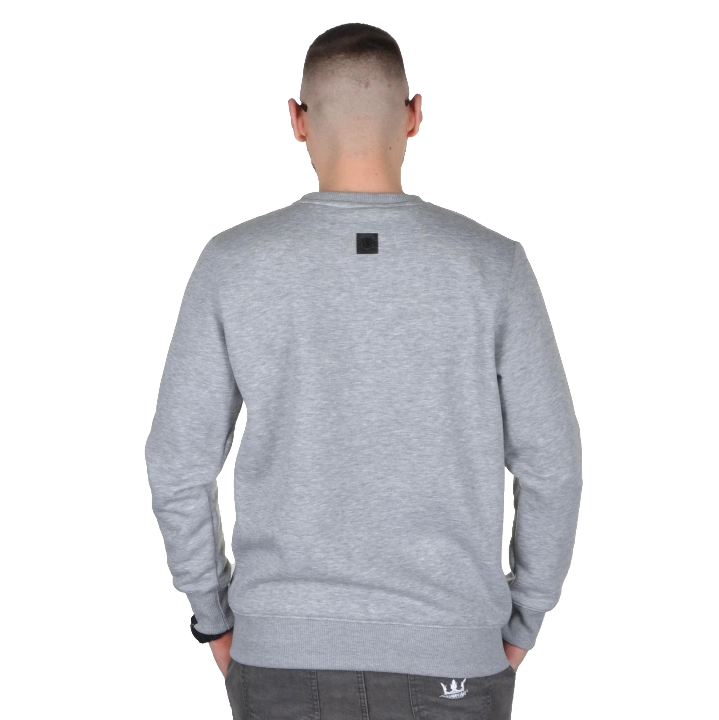 DIIL BLUZA BEZ KAPTURA KLASYK ELASTO SZARA