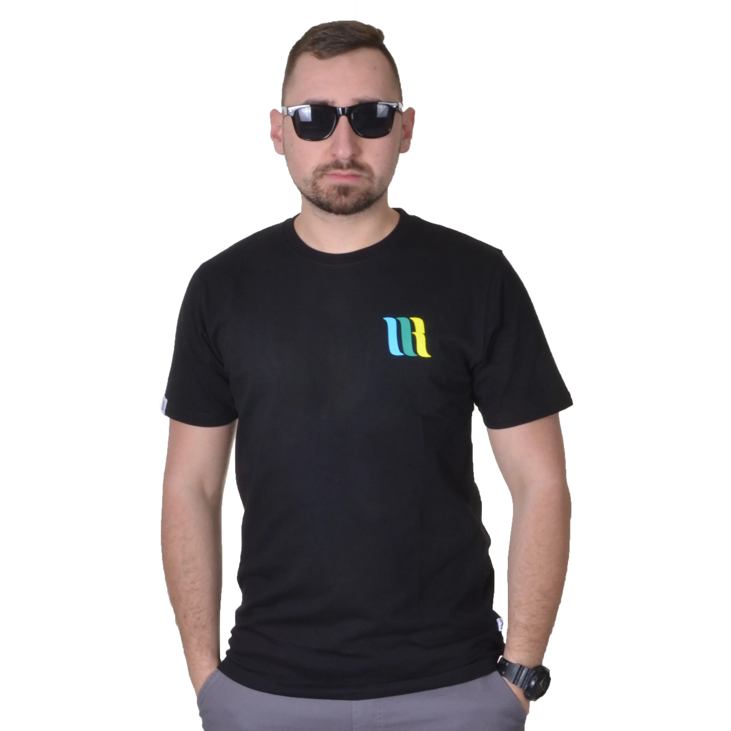 360 STOPNI KOSZULKA MINIMAL CZARNA