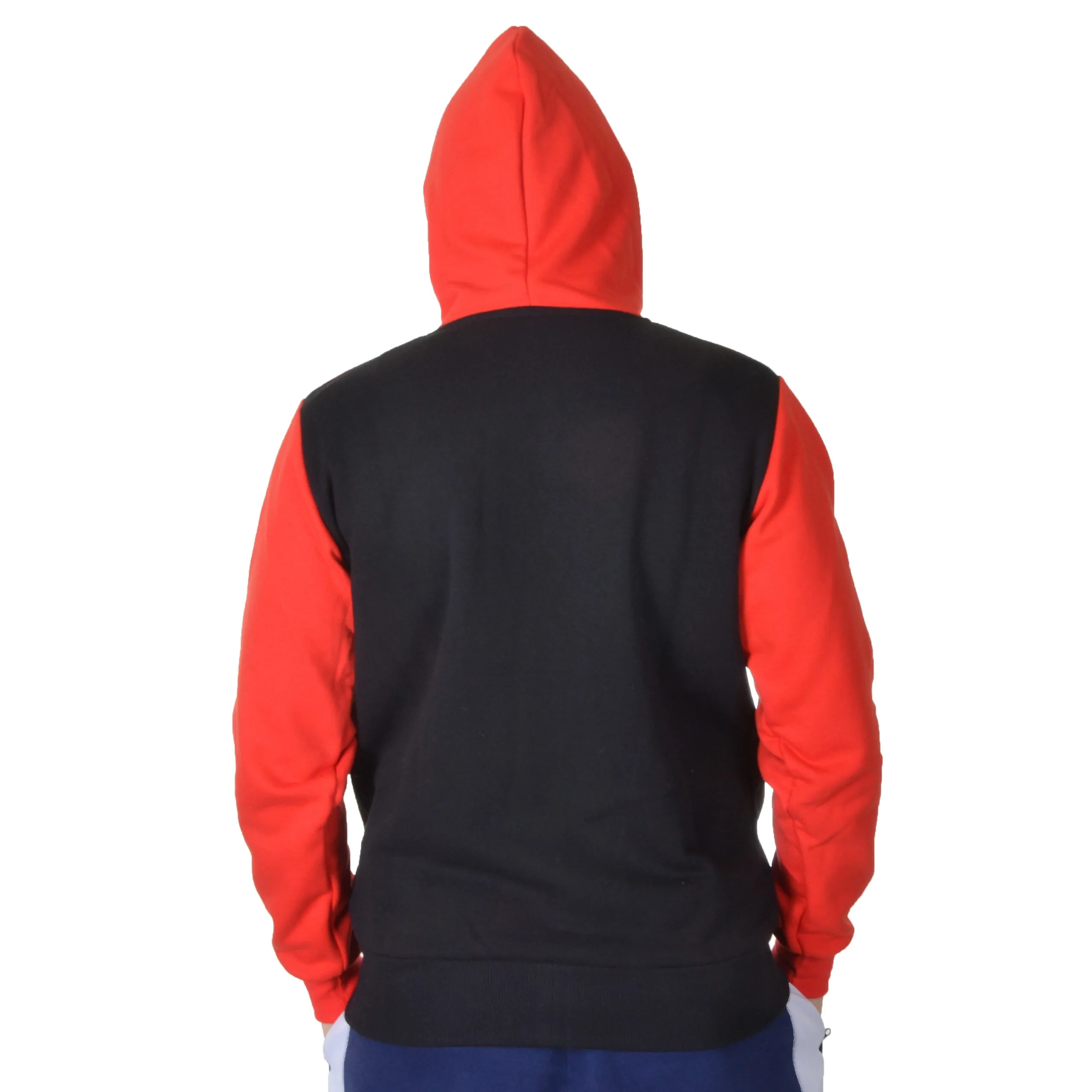 PATRIOTIC BLUZA Z KAPTUREM ZIP F MINI PLACE CZARNA CZERWONA