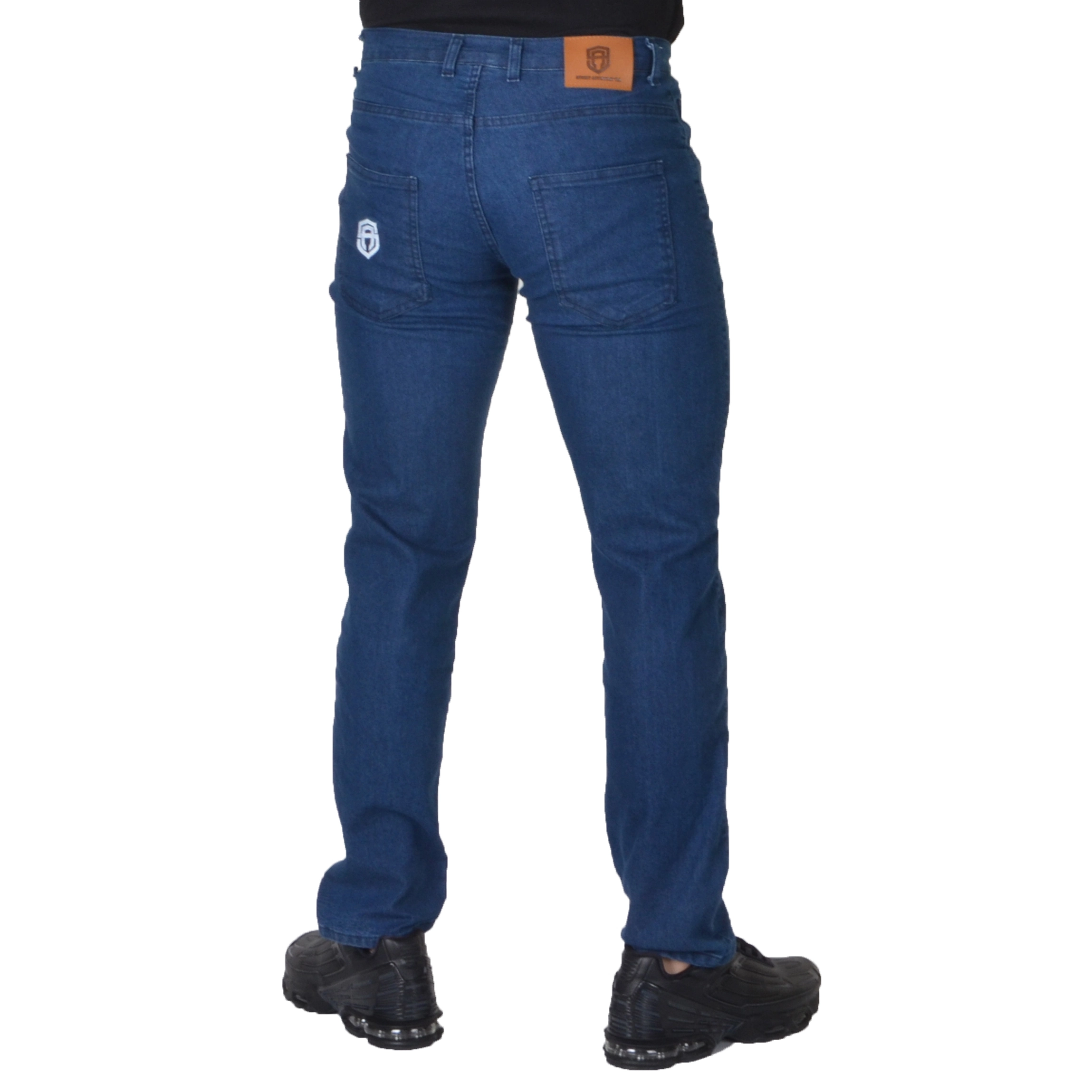 STREET AUTONOMY SPODNIE SMALL LOGO JEANS JASNY