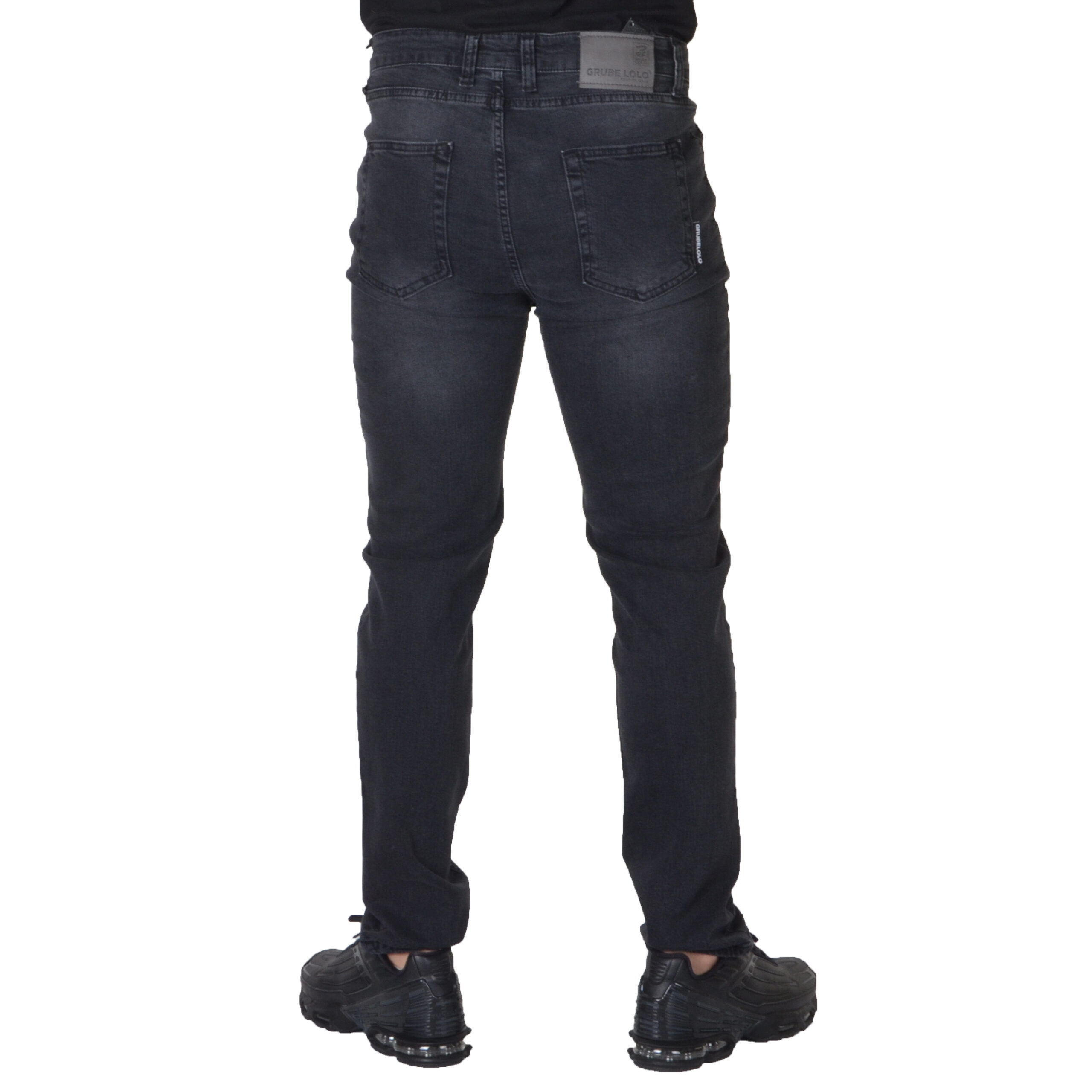 GRUBE LOLO SPODNIE JEANSOWE CLASSIC JEANS CZARNY