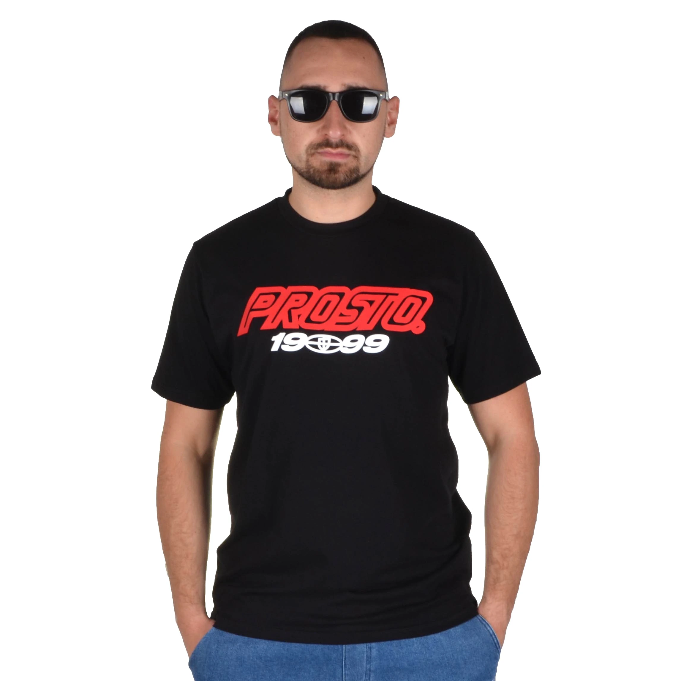 PROSTO. KLASYK KOSZULKA T-SHIRT DRIFTO CZARNA