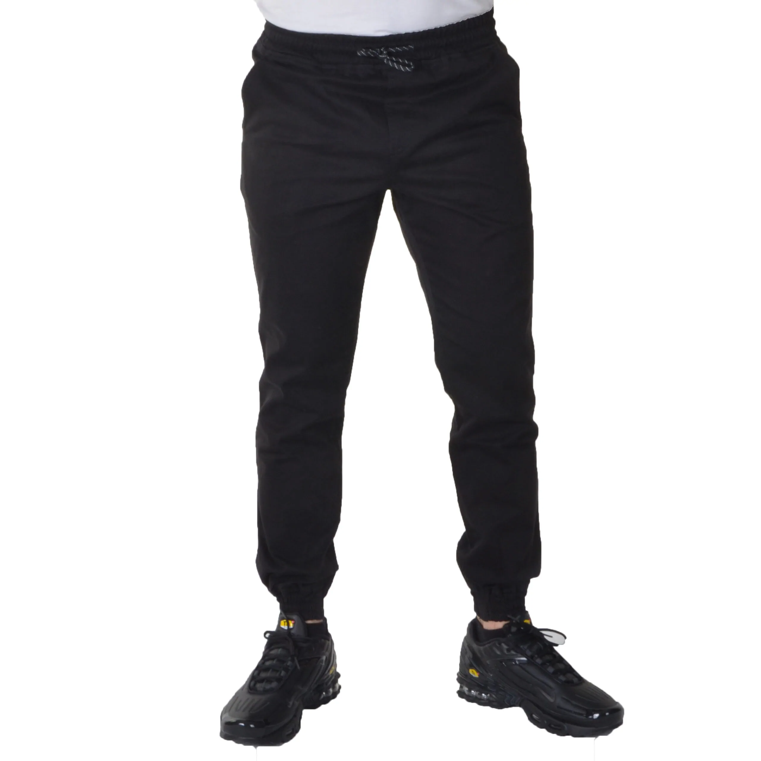 NEW BAD LINE SPODNIE JOGGERY CHINO ICON CZARNE
