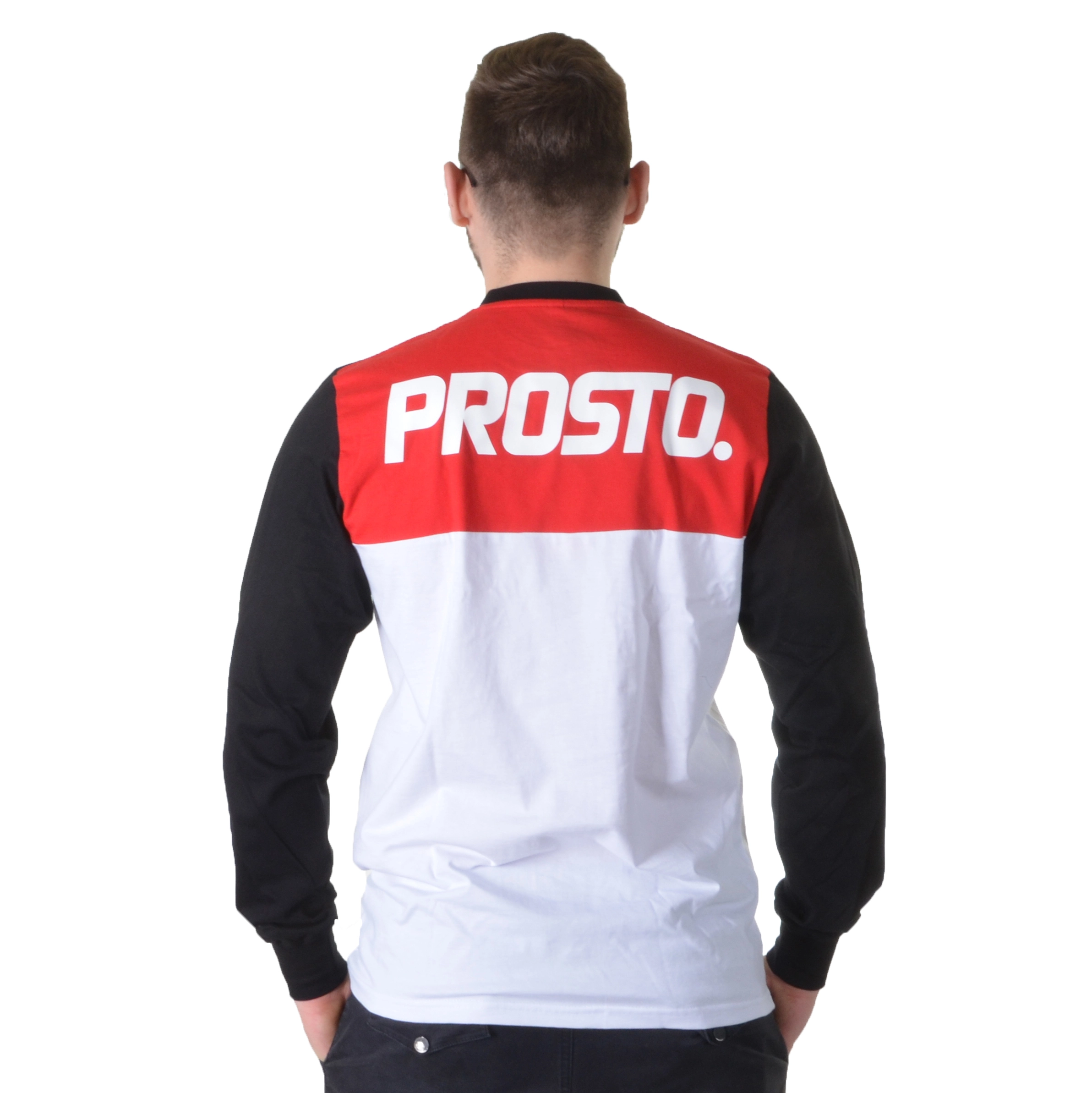 PROSTO. KLASYK LONGSLEEVE POCKETO CZARNY