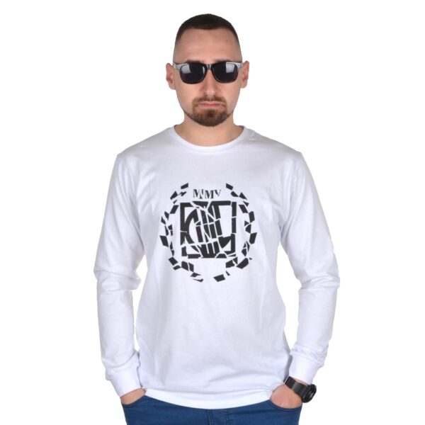 DIIL LONGSLEEVE KLASYK BROKEN BIAŁY