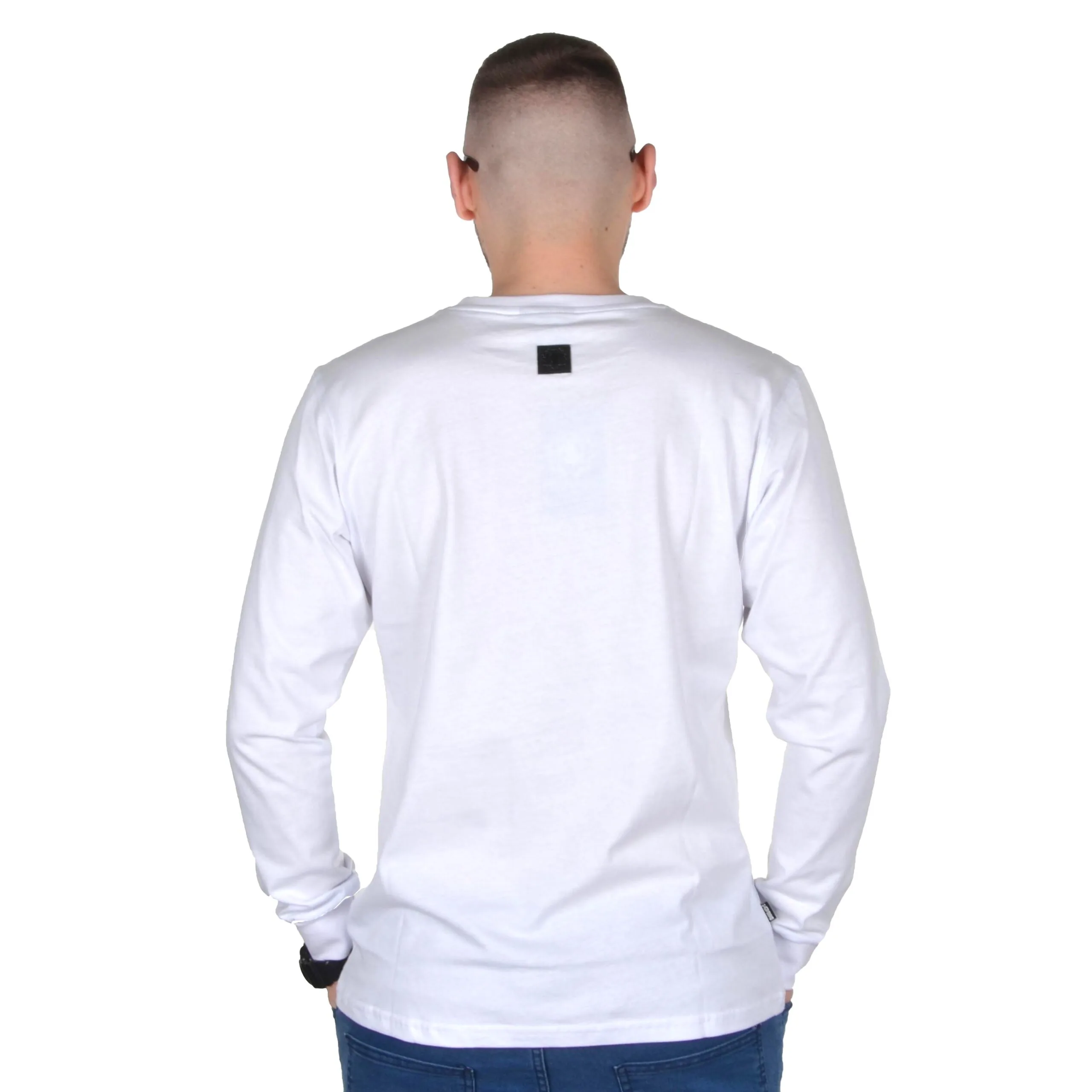 DIIL LONGSLEEVE KLASYK BROKEN BIAŁY