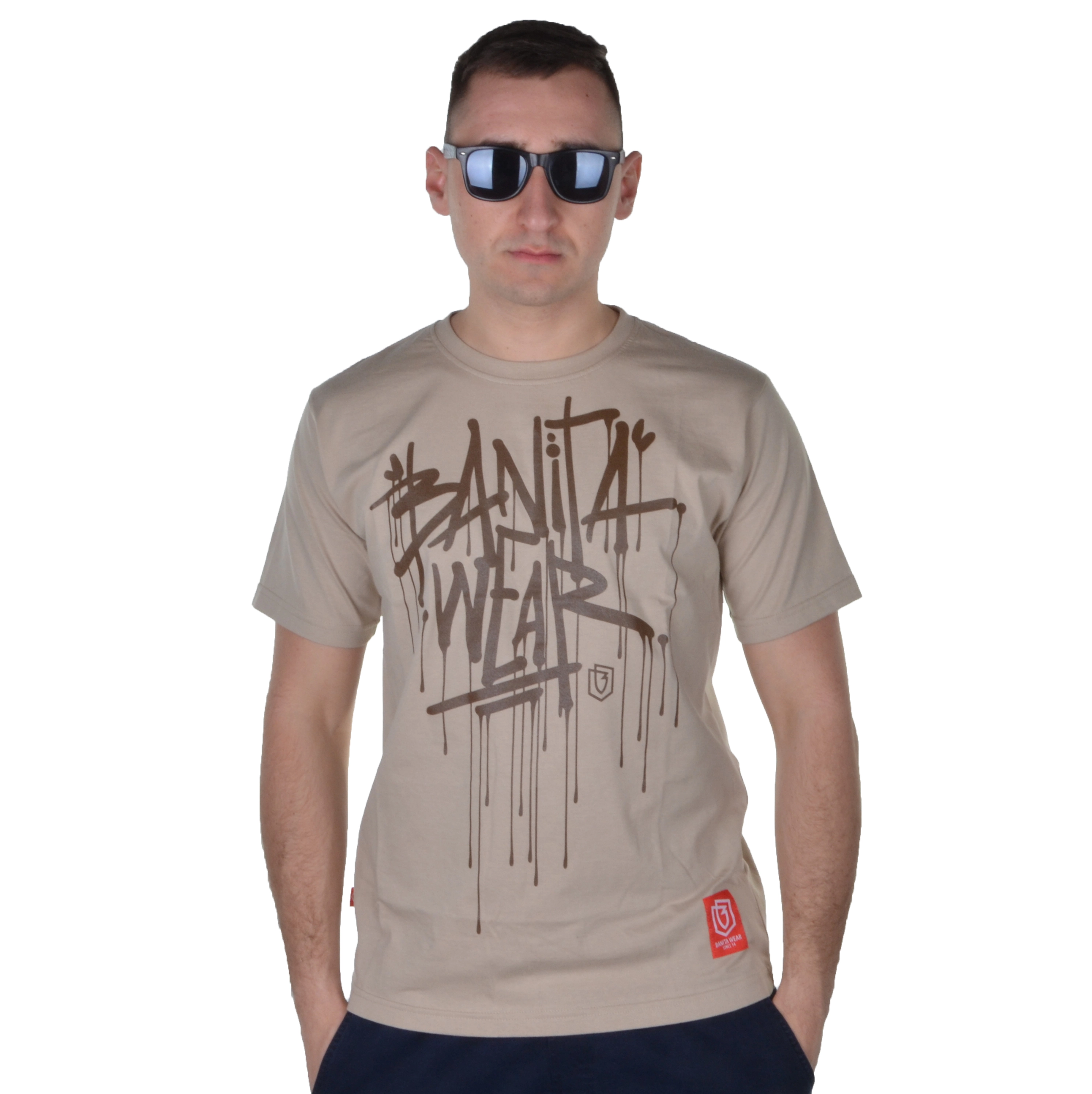 BANITA WEAR KOSZULKA BIG TAG PIASKOWA