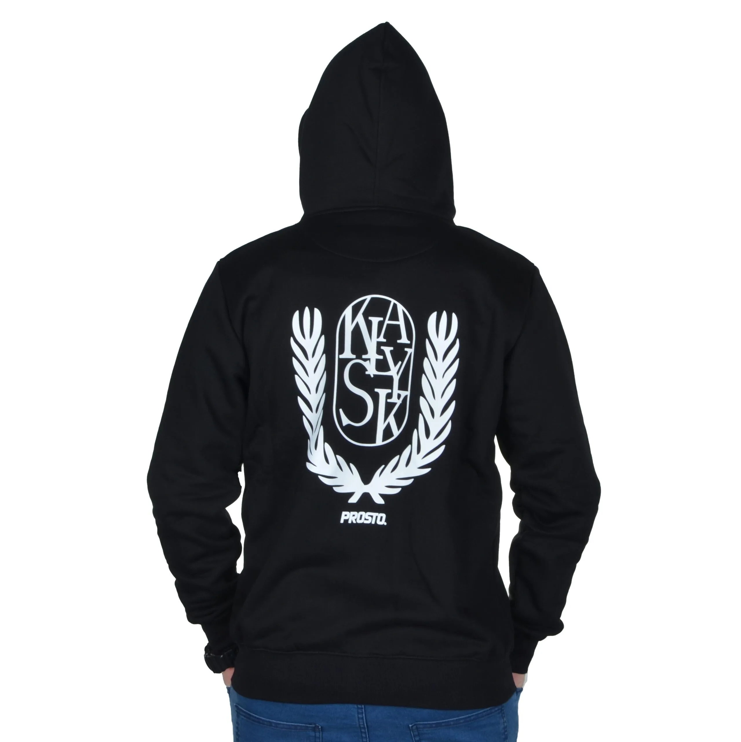 PROSTO. KLASYK BLUZA Z KAPTUREM ZIP PARLOR CZARNA