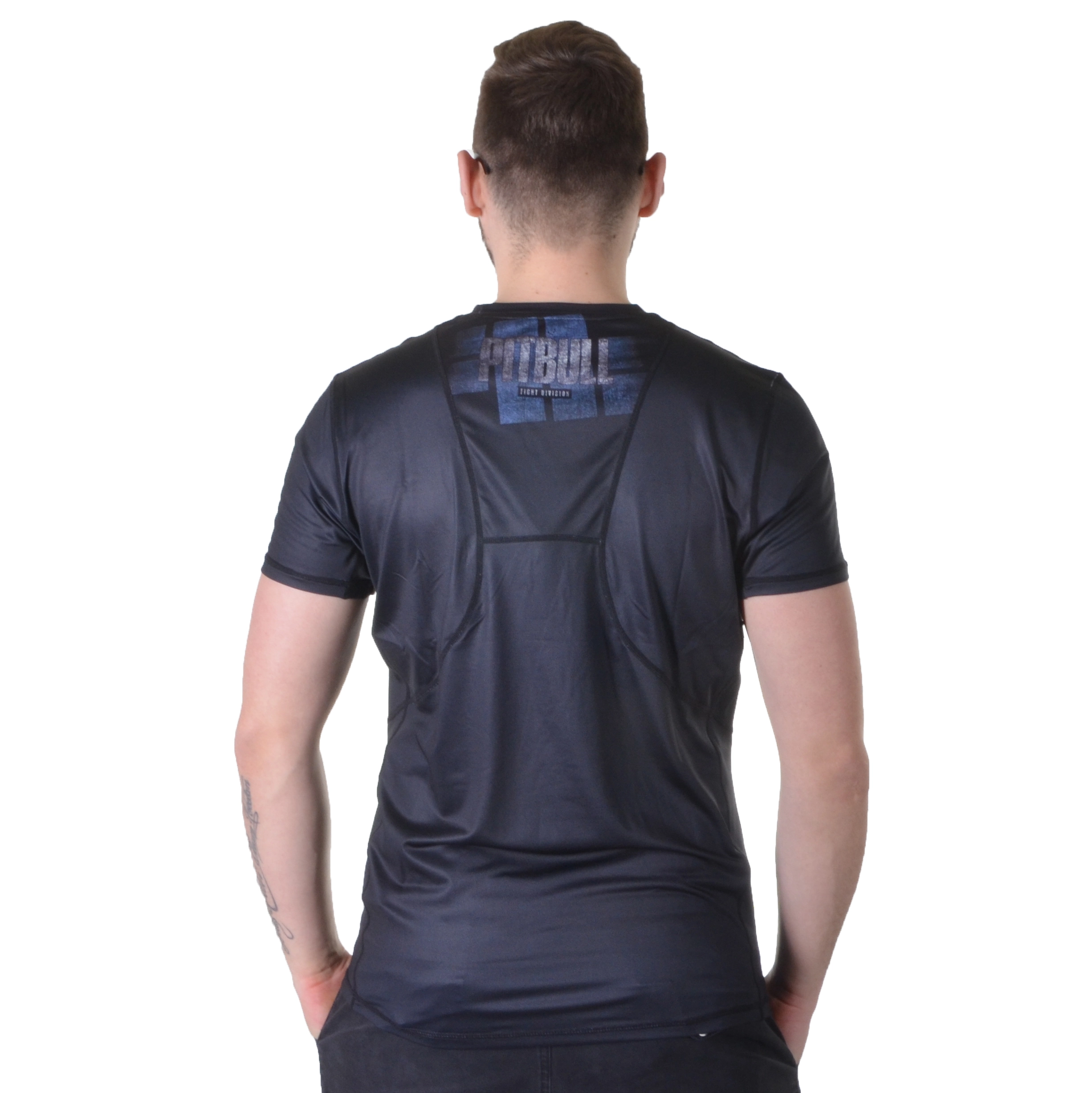 PIT BULL WEST COAST RASHGUARD MESH PERFORMANCE PRO PLUS FIGHT DIVISION