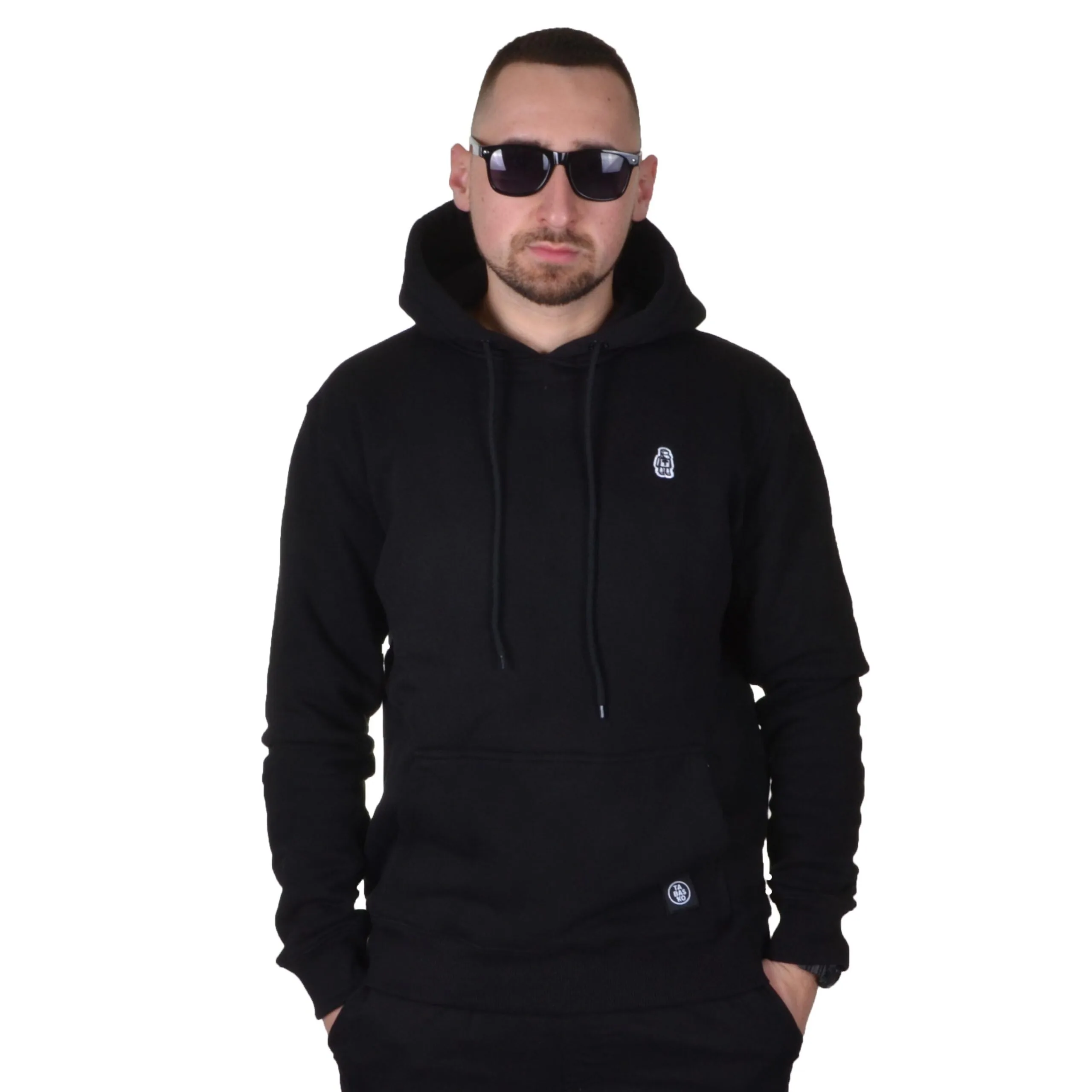 TABASKO BLUZA Z KAPTUREM MINI LOGO CZARNA