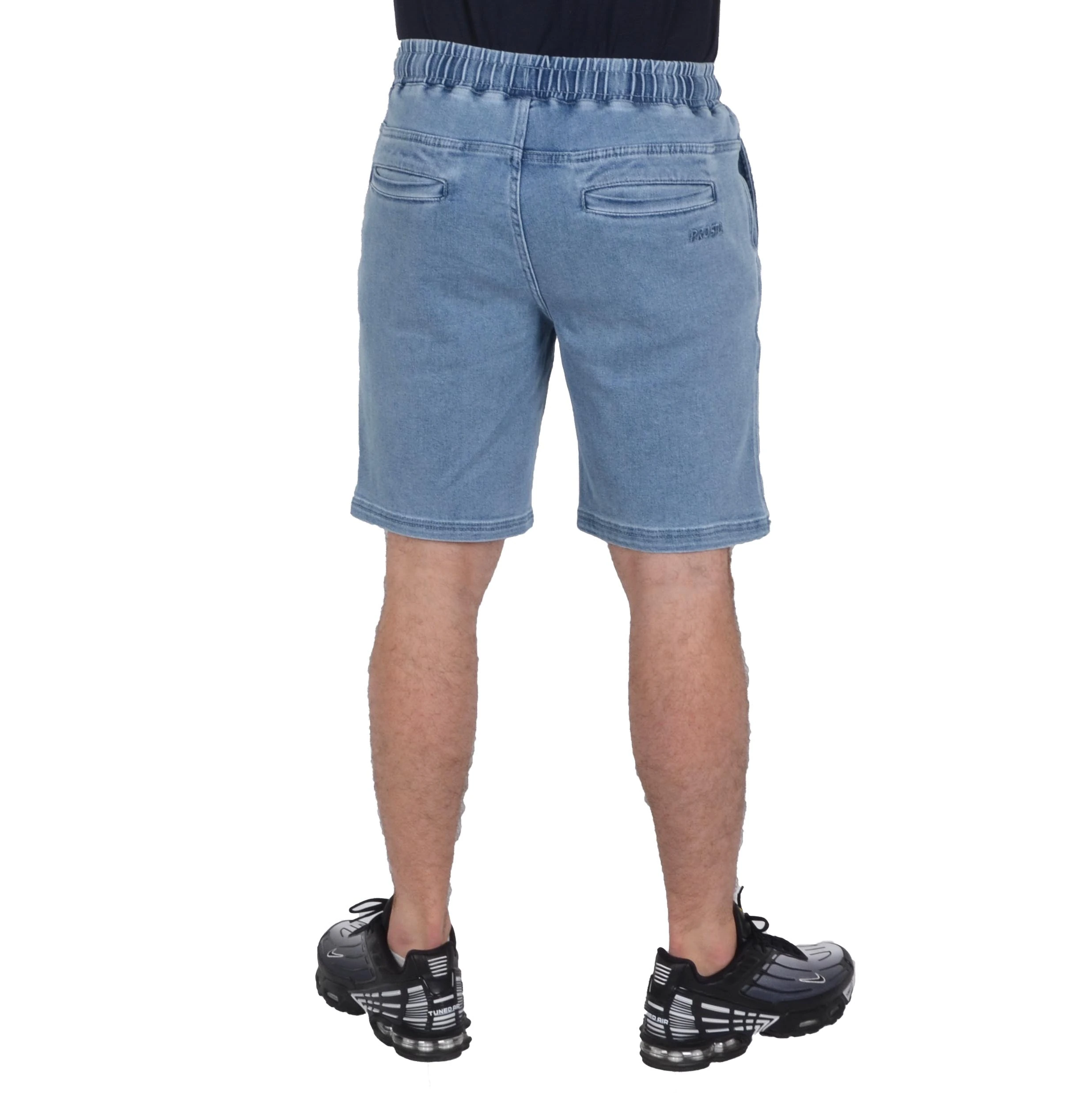 PROSTO. KLASYK SPODENKI DENIM VALP JASNE NIEBIESKIE