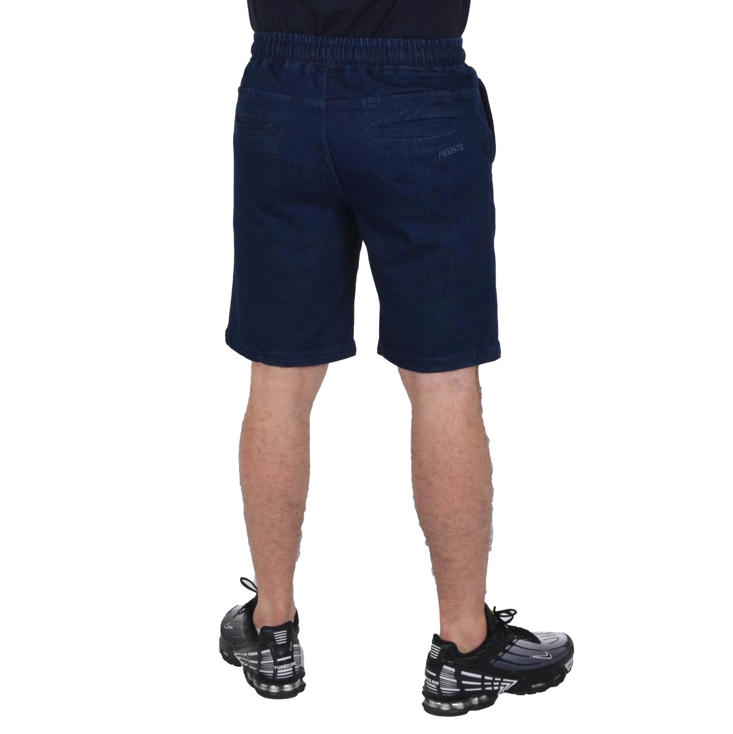 PROSTO. KLASYK SPODENKI DENIM VALP GRANATOWE