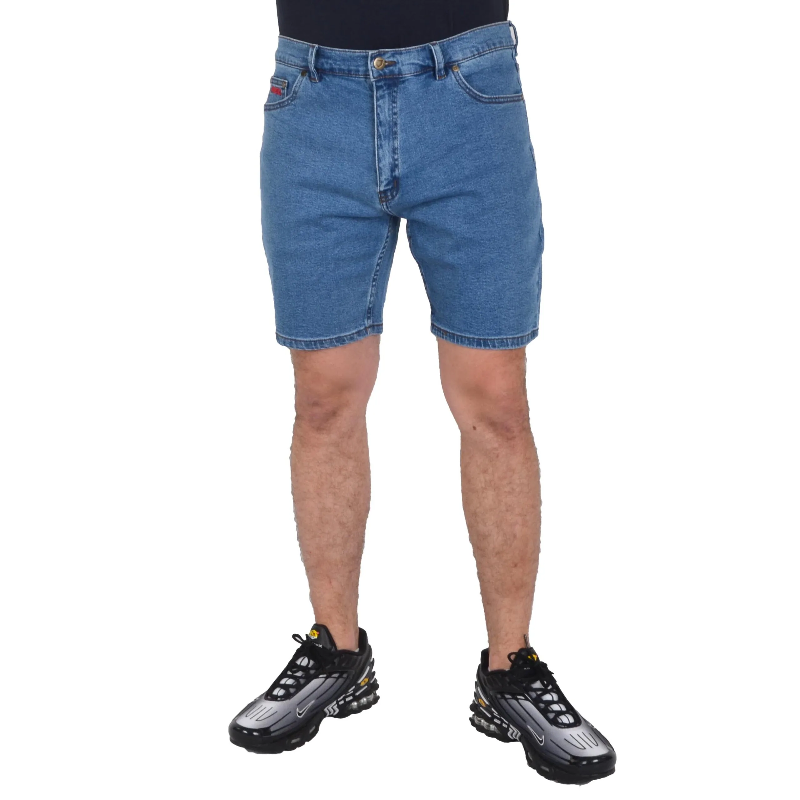 PROSTO. KLASYK SPODENKI JEANS REGULAR RIRT NIEBIESKIE