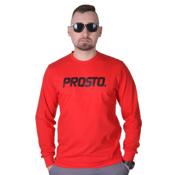 PROSTO. KLASYK LONGSLEEVE CLAZO CZERWONY