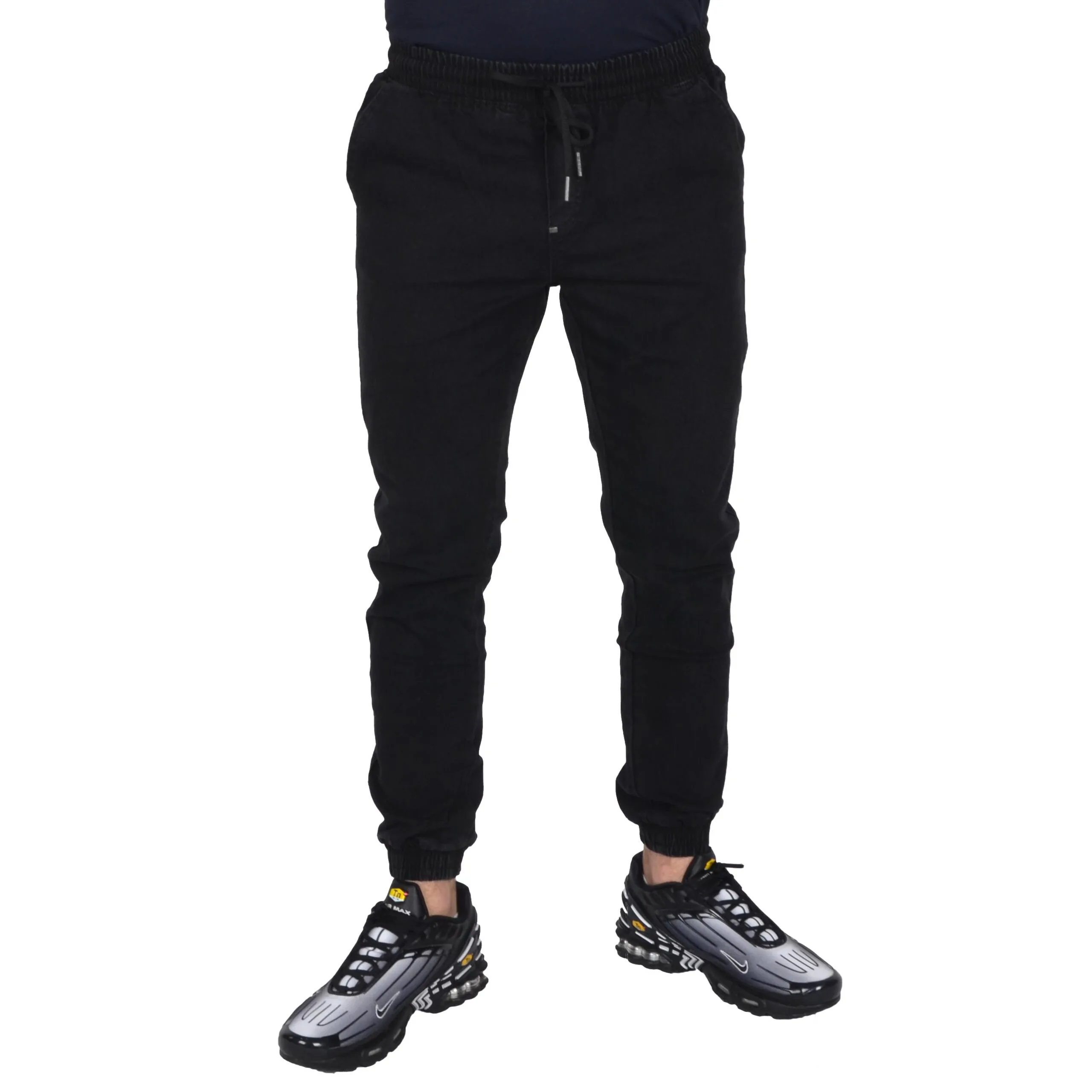 MORO SPORT SPODNIE JOGGER PARIS LAUR JEANS CZARNY