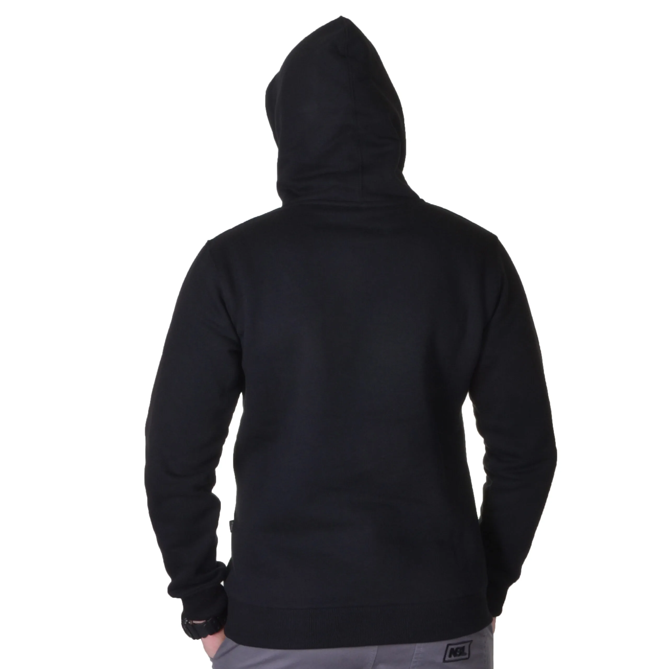 360 STOPNI BLUZA Z KAPTUREM MR KANGOROO CZARNA