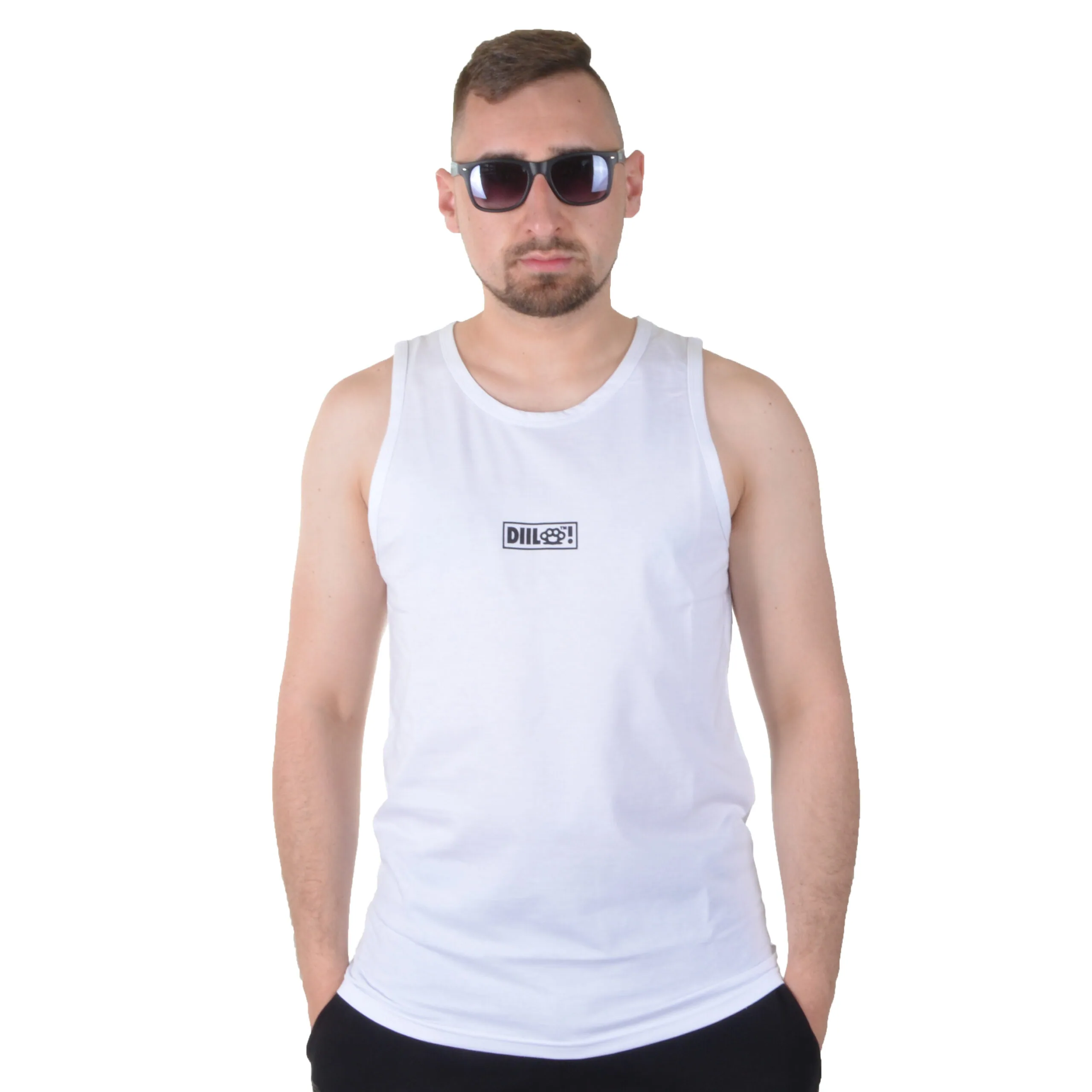 DIIL TANK TOP KLASYK KASTET BIAŁA
