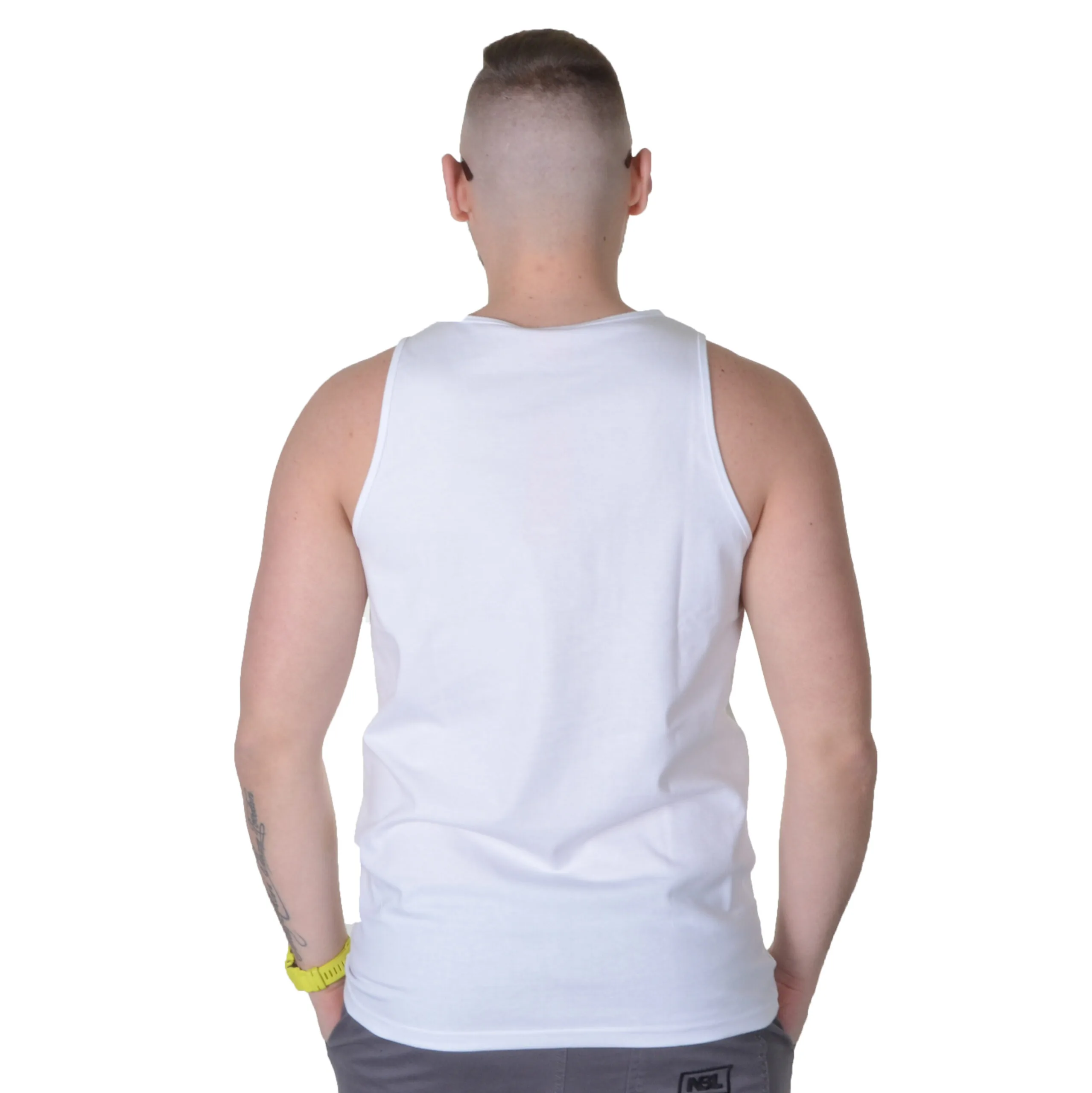 PROSTO. KLASYK TANK TOP HEMAN BIAŁY