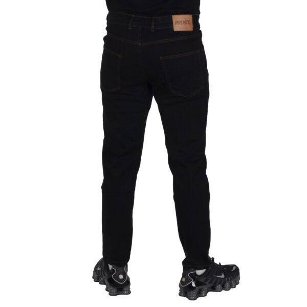 PROSTO. KLASYK SPODNIE JEANS TAPERED GOTIK CZARNE