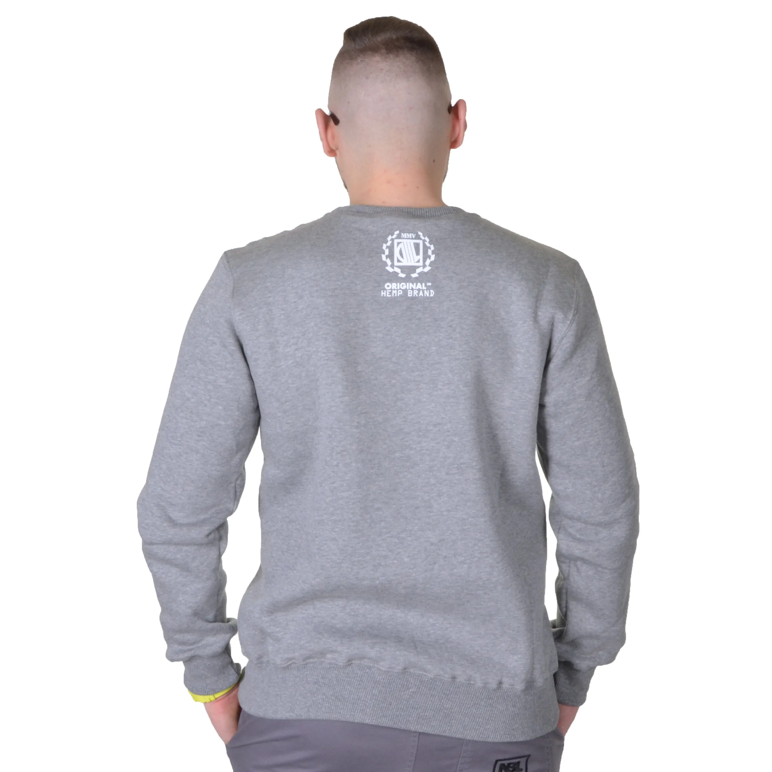 DIIL BLUZA BEZ KAPTURA KLASYK POCKET SZARA