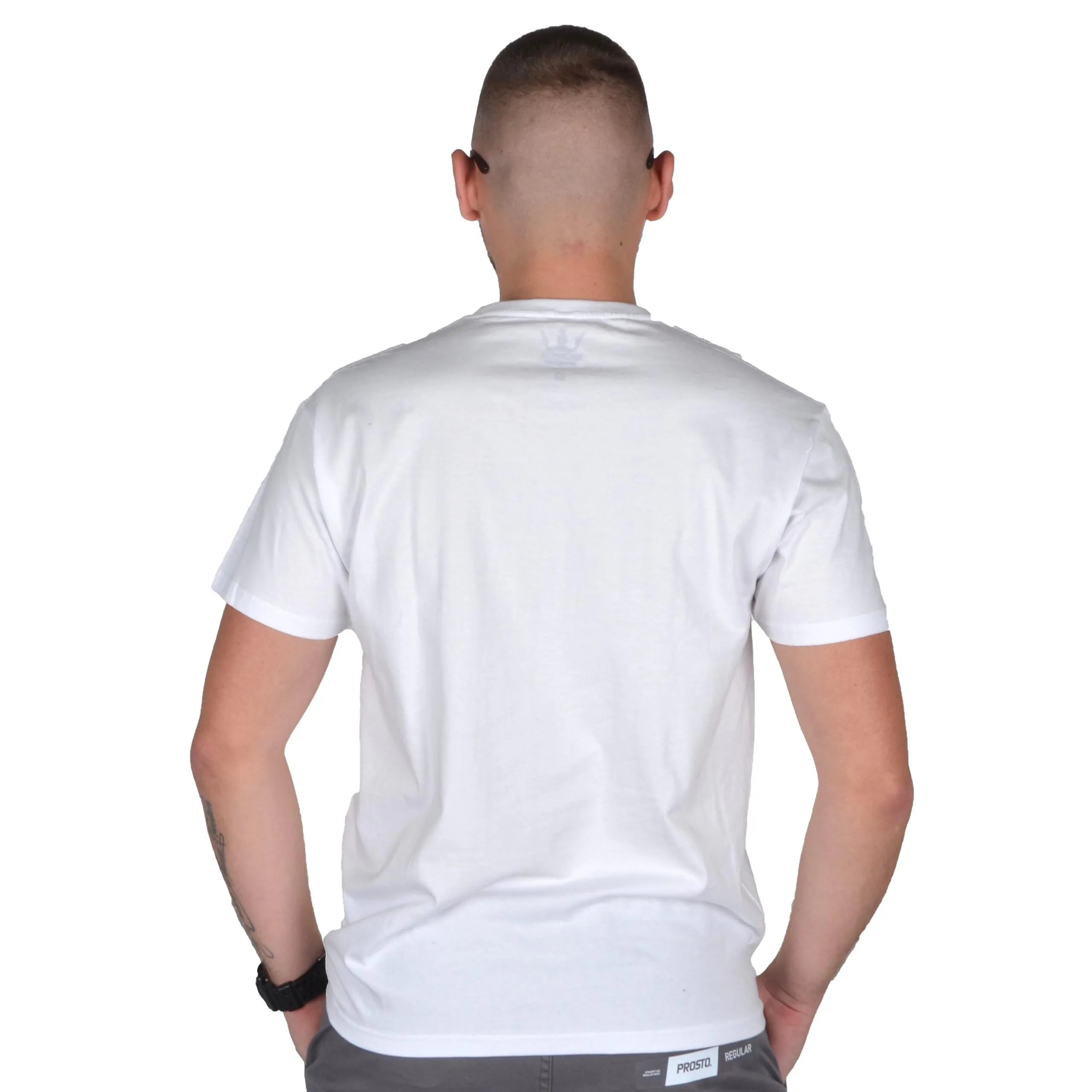 JIGGA WEAR KOSZULKA KLASYK MINI SPRAY BIAŁA