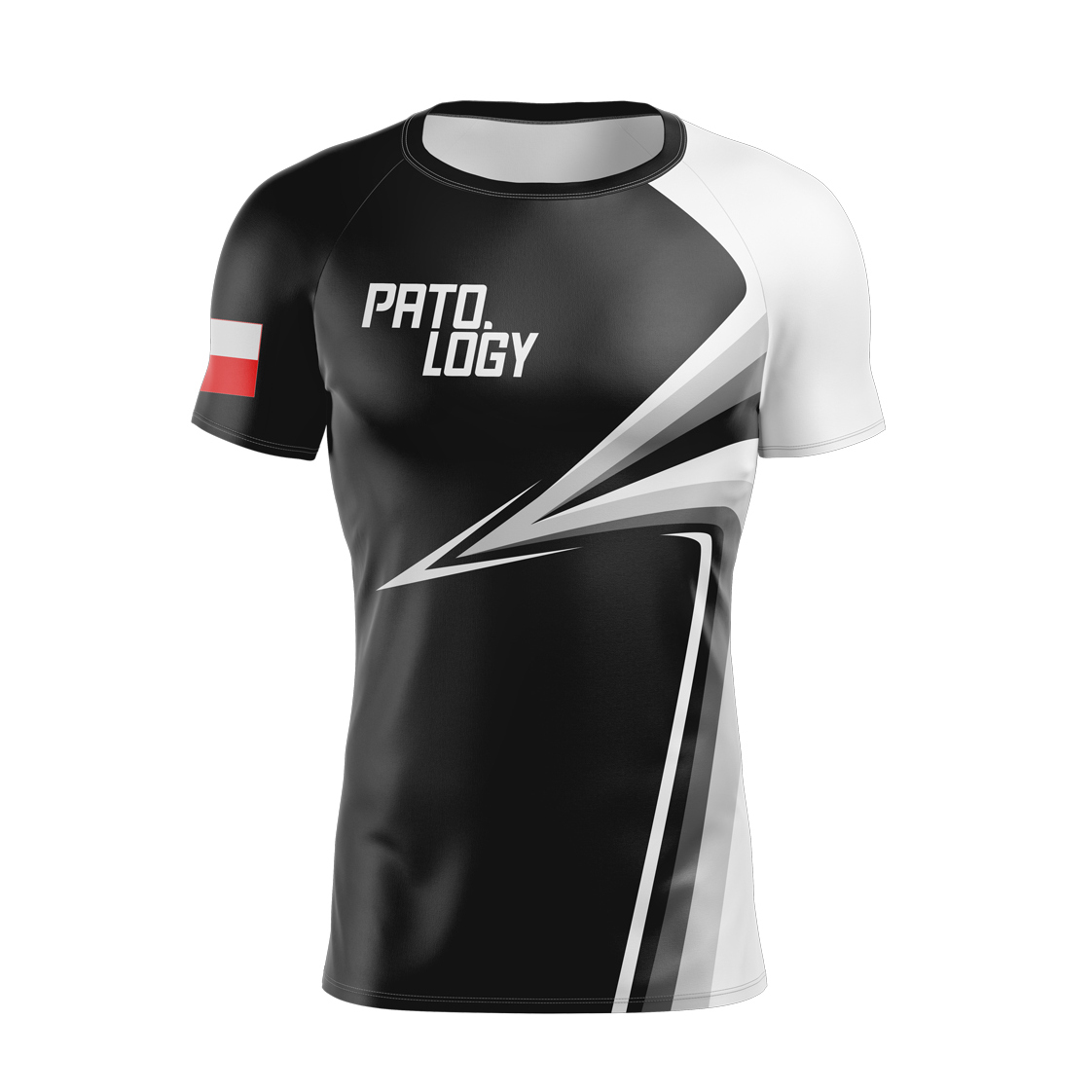 PATOLOGY KOSZULKA RASHGUARD POLSKA CZARNY