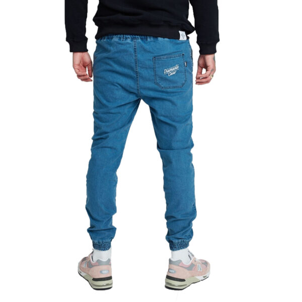 DIAMANTE WEAR SPODNIE JOGGER CREW JASNY JEANS