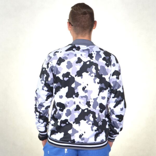 LUCKY DICE BLUZA BEZ KAPTURA SLIPPERY ZIP CAMO
