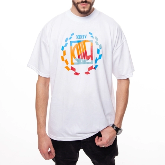 DIIL KOSZULKA KLASYK T-SHIRT LAUR COLOR BIAŁA