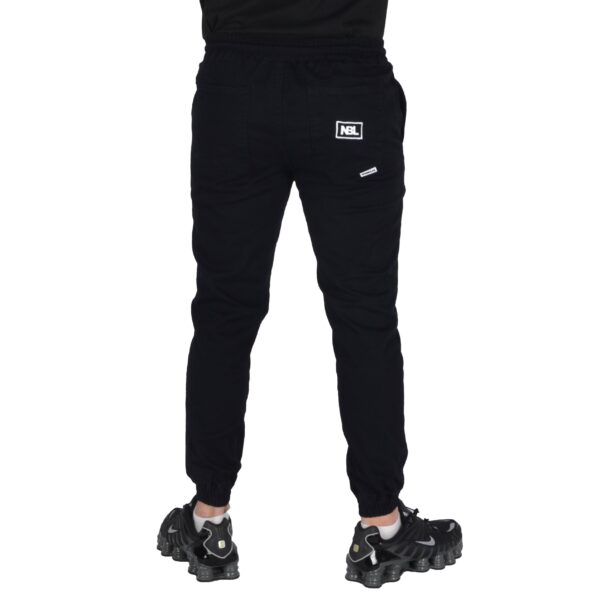 NEW BAD LINE SPODNIE JOGGER MATERIAŁOWE CHINO GRANATOWE