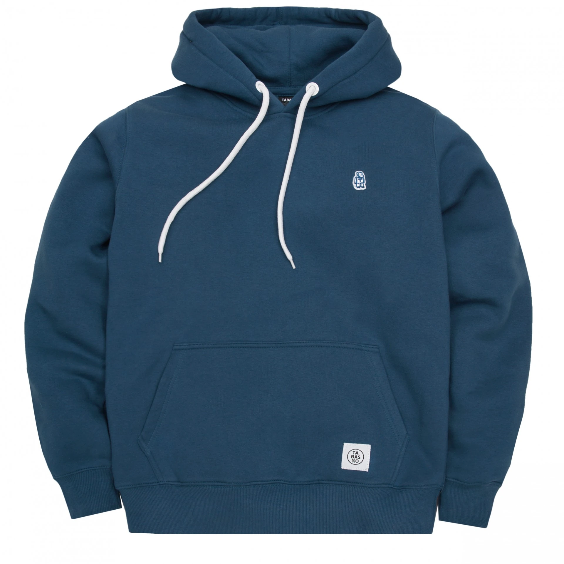 TABASKO BLUZA Z KAPTUREM MINI LOGO GRANATOWA