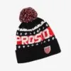 PROSTO. KLASYK CZAPKA ZIMOWA WINTERCAP POMPON BAKAL CZARNA