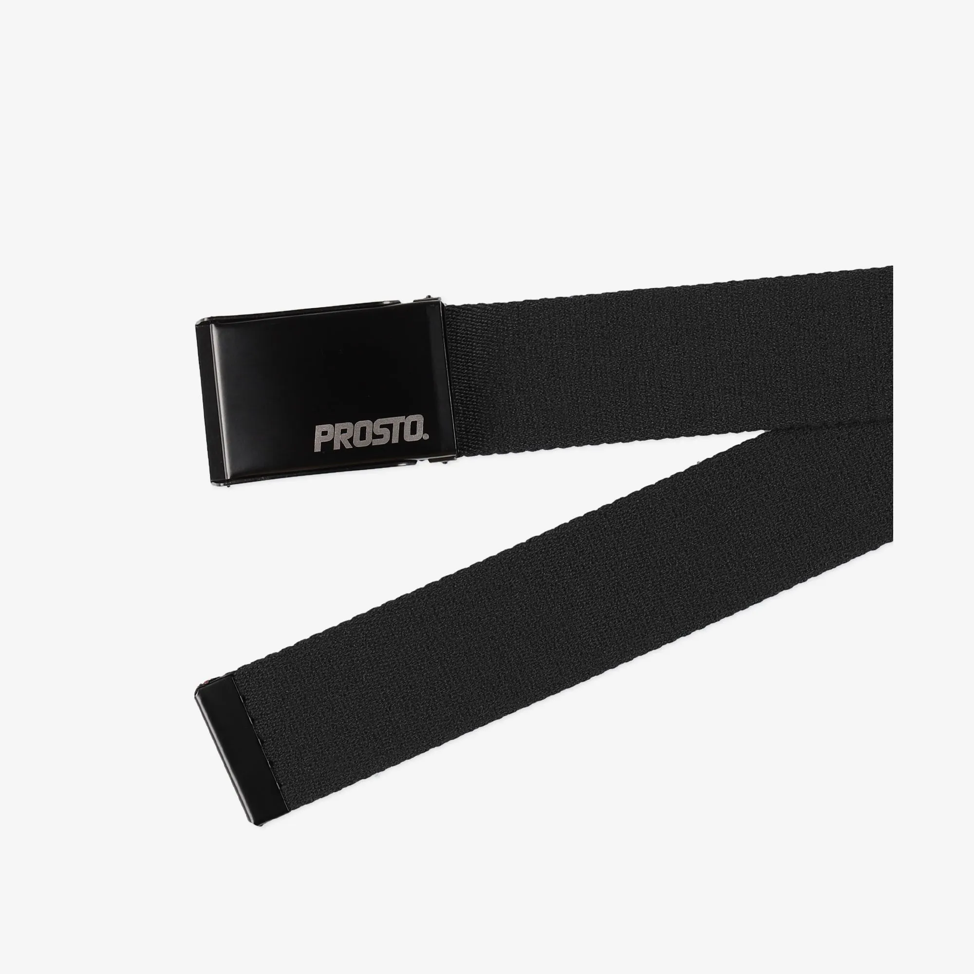 PROSTO. KLASYK PASEK PARCIANY BELT BAZIC CZARNY
