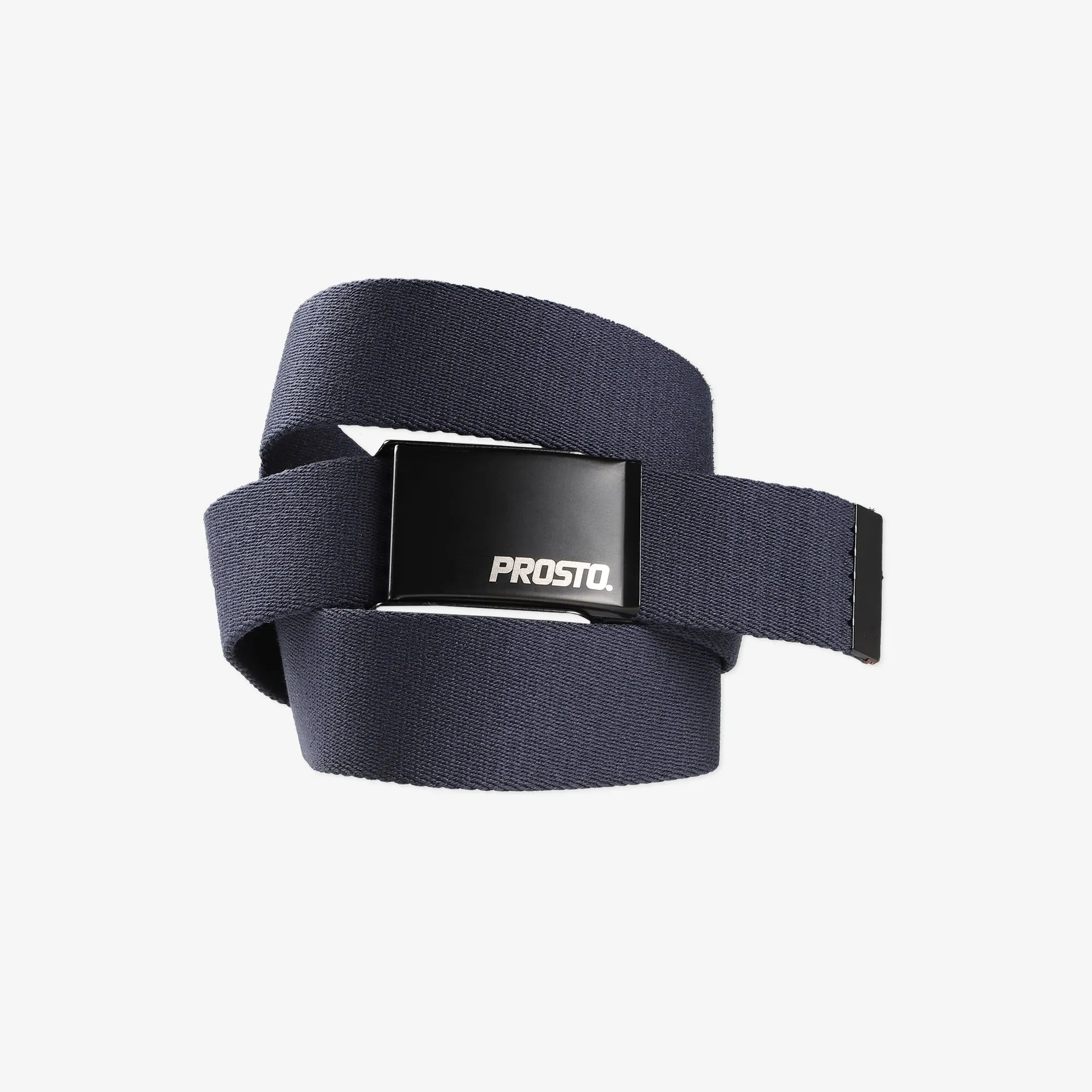 PROSTO. KLASYK PASEK PARCIANY BELT BAZIC GRANATOWY