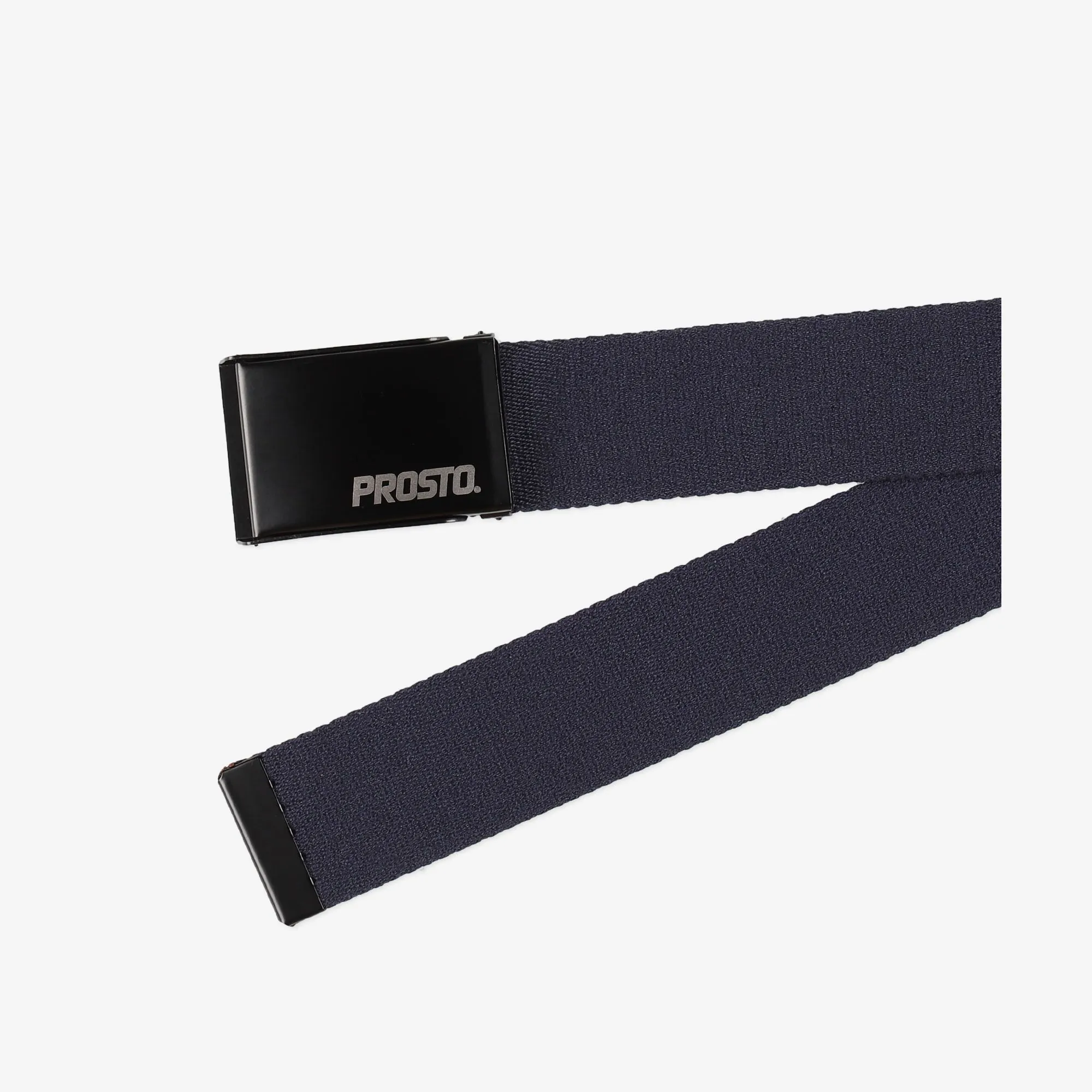PROSTO. KLASYK PASEK PARCIANY BELT BAZIC GRANATOWY