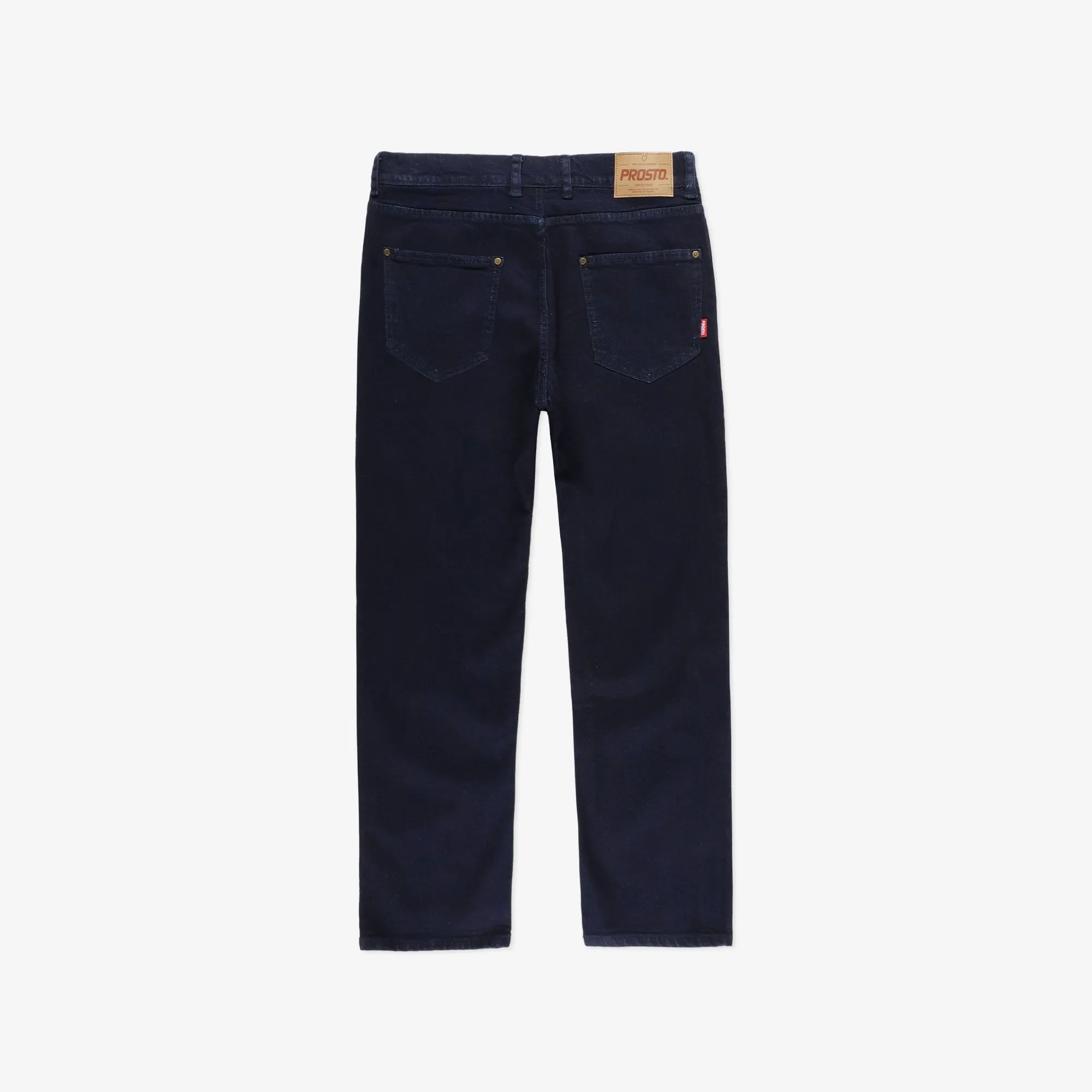 PROSTO. KLASYK SPODNIE JEANS REGULAR POCKLOG GRANATOWE