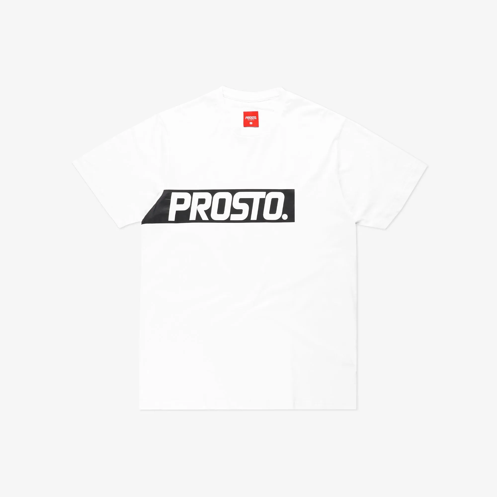 PROSTO. KLASYK KOSZULKA T-SHIRT LOGSTRI BIAŁA