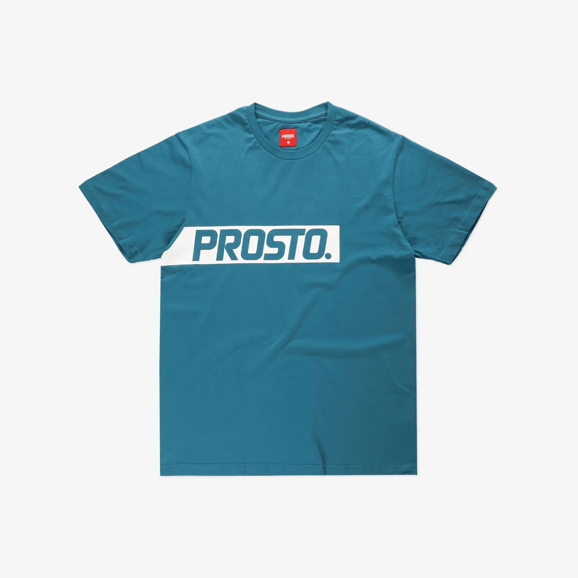 PROSTO. KLASYK KOSZULKA T-SHIRT LOGSTRI TURKUSOWA