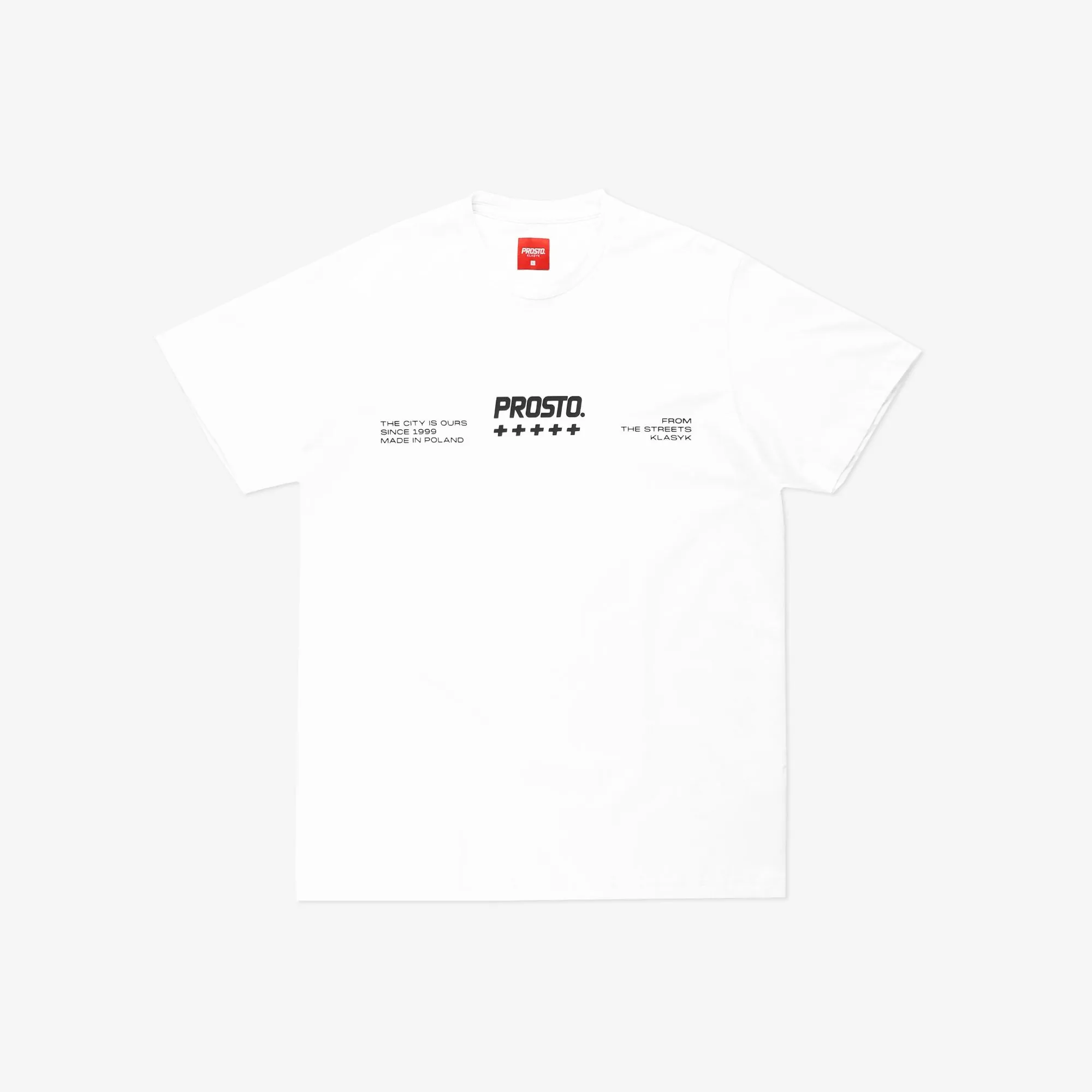 PROSTO. KLASYK KOSZULKA T-SHIRT T.C.I.O BIAŁA