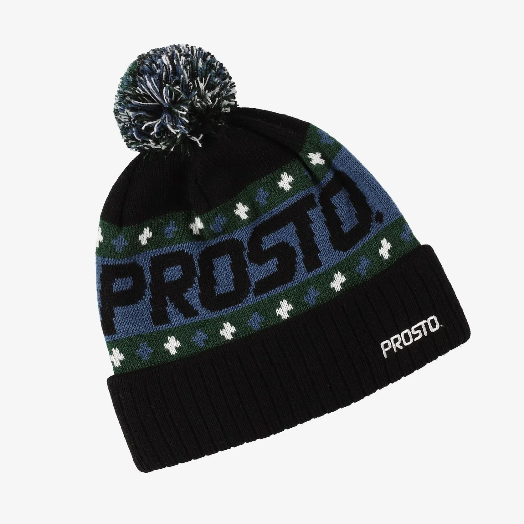 PROSTO. KLASYK CZAPKA ZIMOWA WINTER HAT NATLAND CZARNA