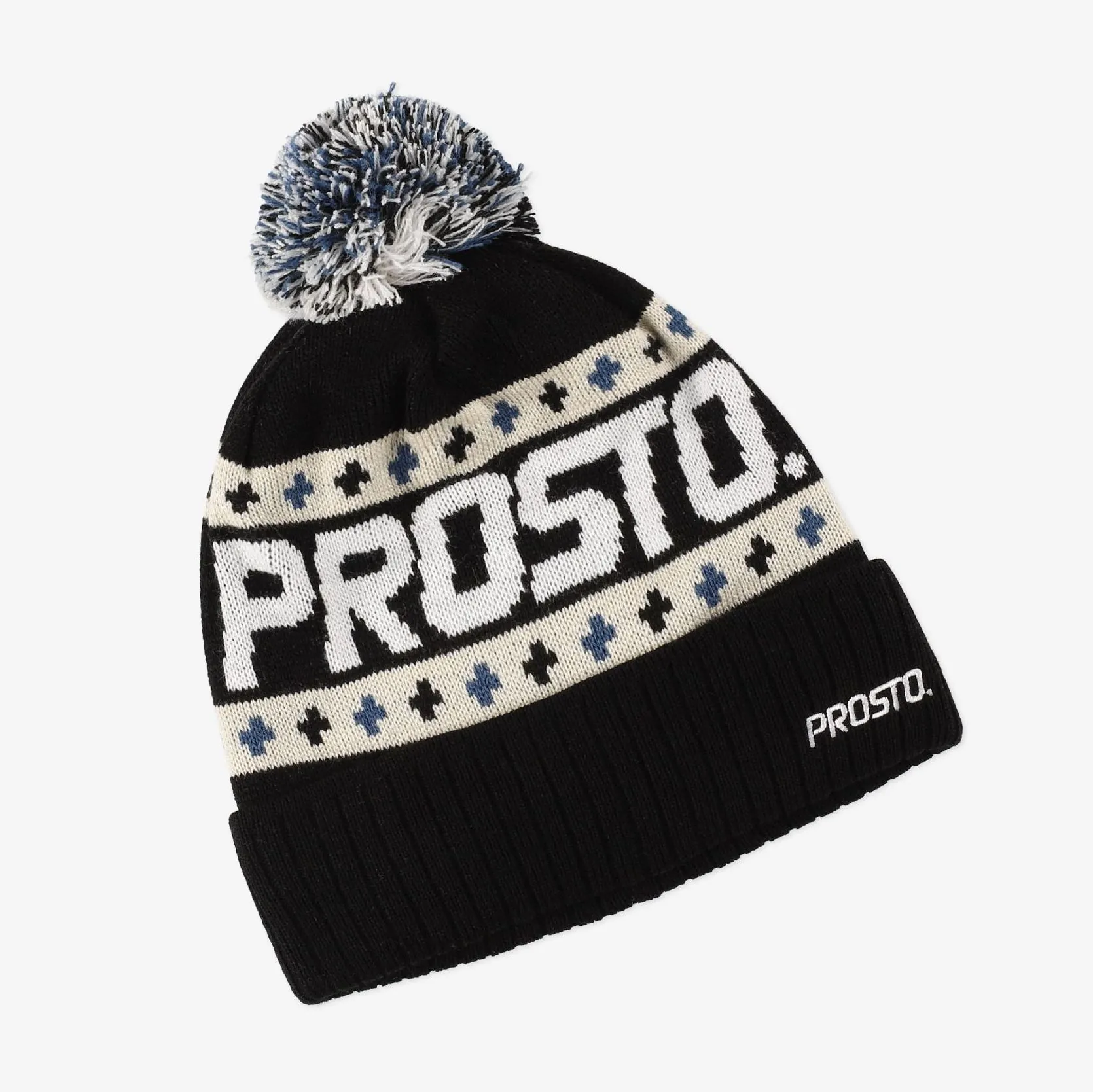 PROSTO. KLASYK CZAPKA ZIMOWA WINTER HAT NATLAND BEŻOWA
