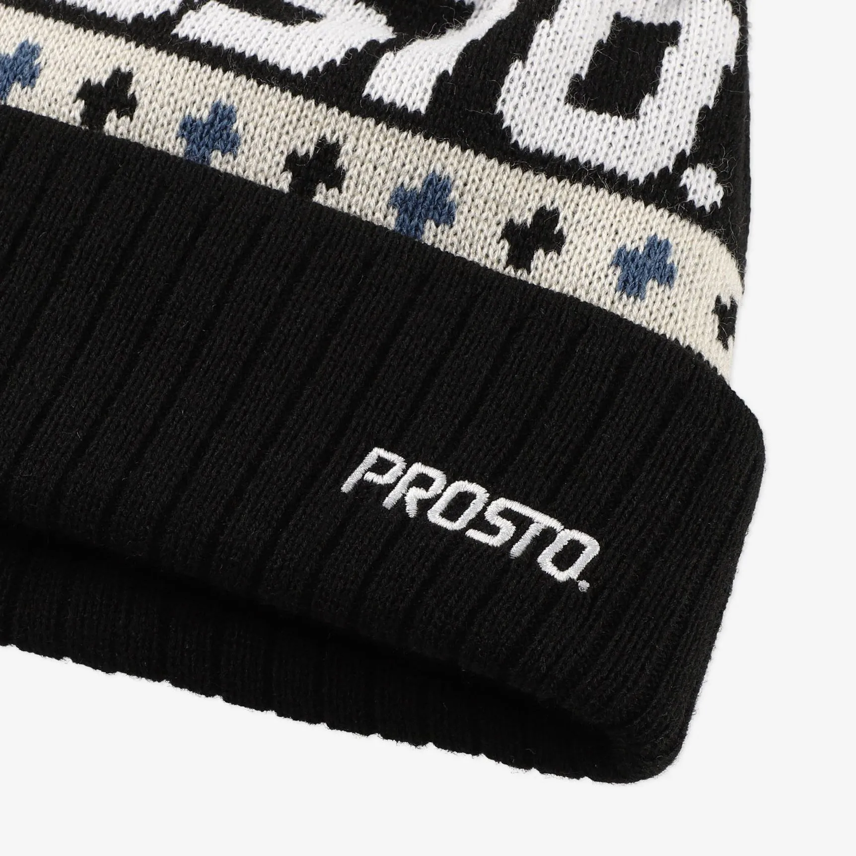PROSTO. KLASYK CZAPKA ZIMOWA WINTER HAT NATLAND BEŻOWA