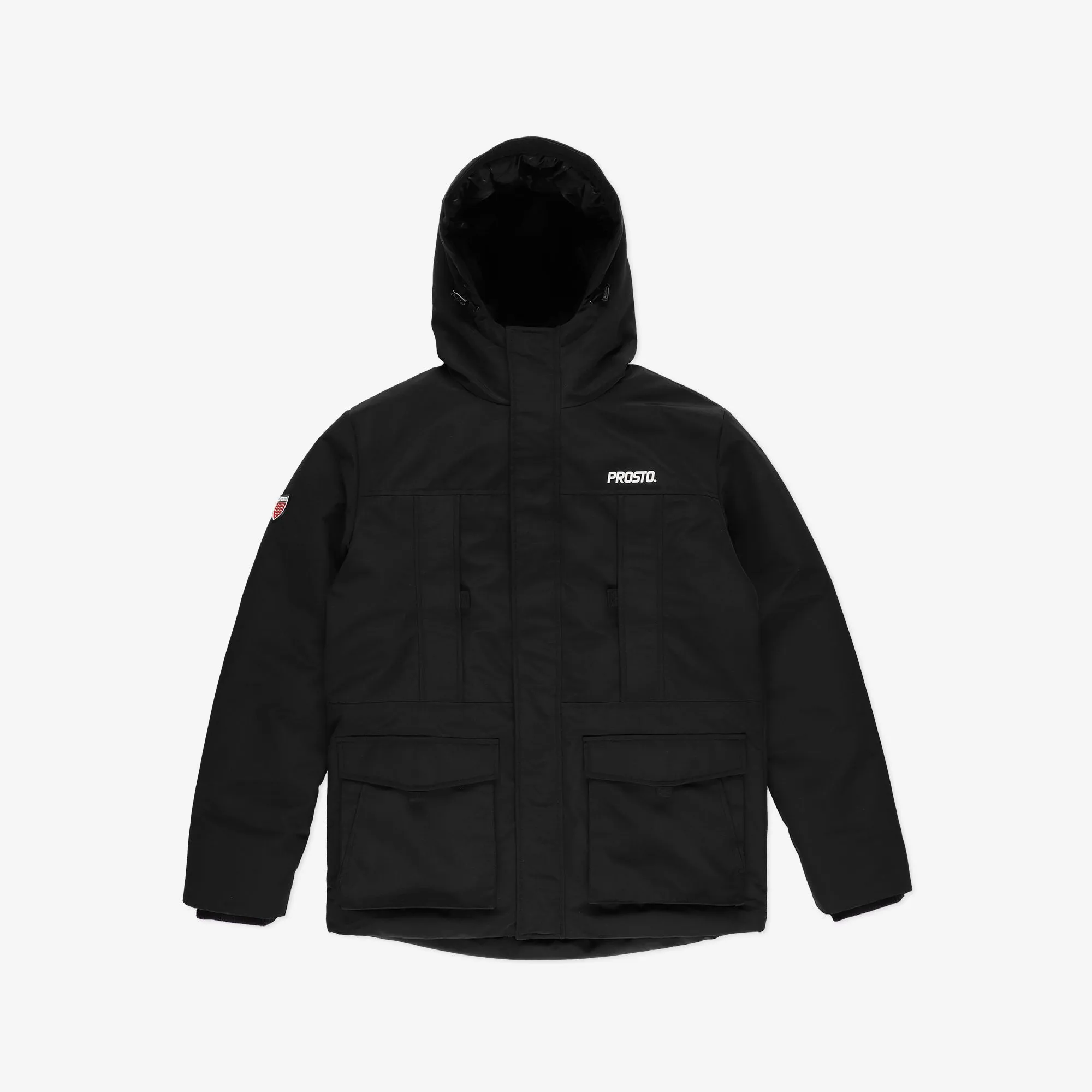PROSTO. KLASYK KURTKA ZIMOWA LONG JACKET CZARNA