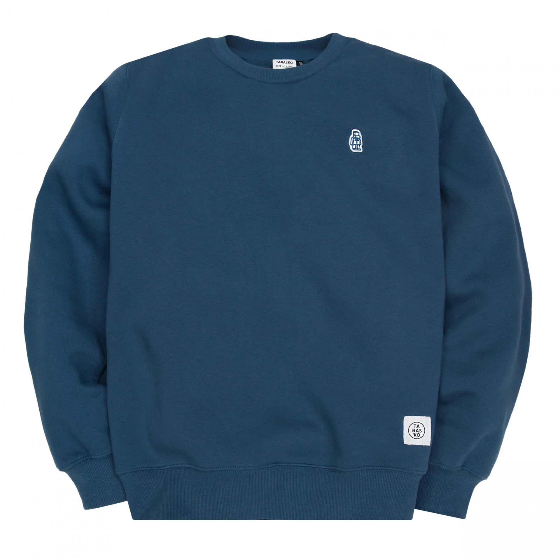 TABASKO BLUZA BEZ KAPTURA MINI LOGO GRANATOWA
