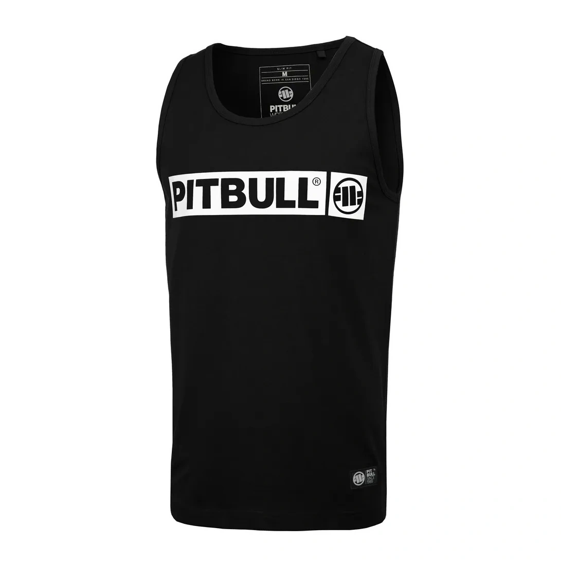 PIT BULL WEST COAST TANK TOP SLIM FIT HILLTOP CZARNY