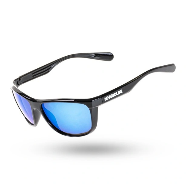 NEW BAD LINE OKULARY BLAZE BLACK FLASH BLUE MIRROR 00-119