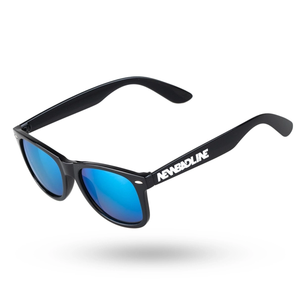NEW BAD LINE OKULARY CLASSIC BLACK FLASH BLUE MIRROR 00-459