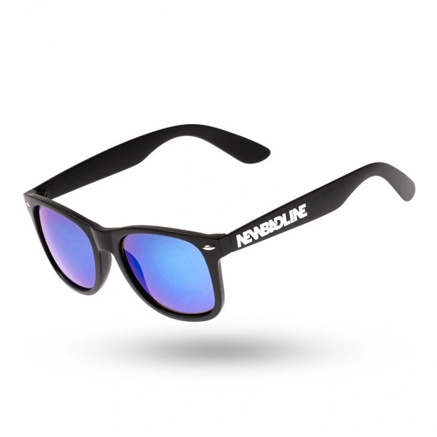 NEW BAD LINE OKULARY CLASSIC BLACK MAT BLUE MIRROR 00-125
