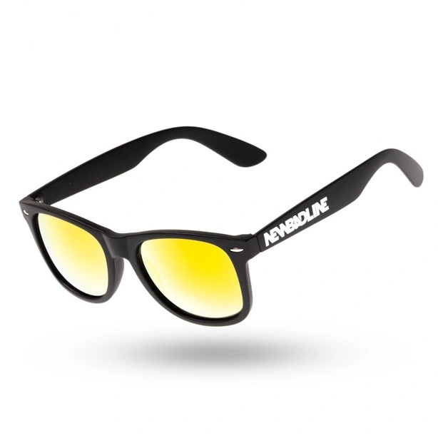 NEW BAD LINE OKULARY CLASSIC BLACK MAT RED MIRROR 00-127